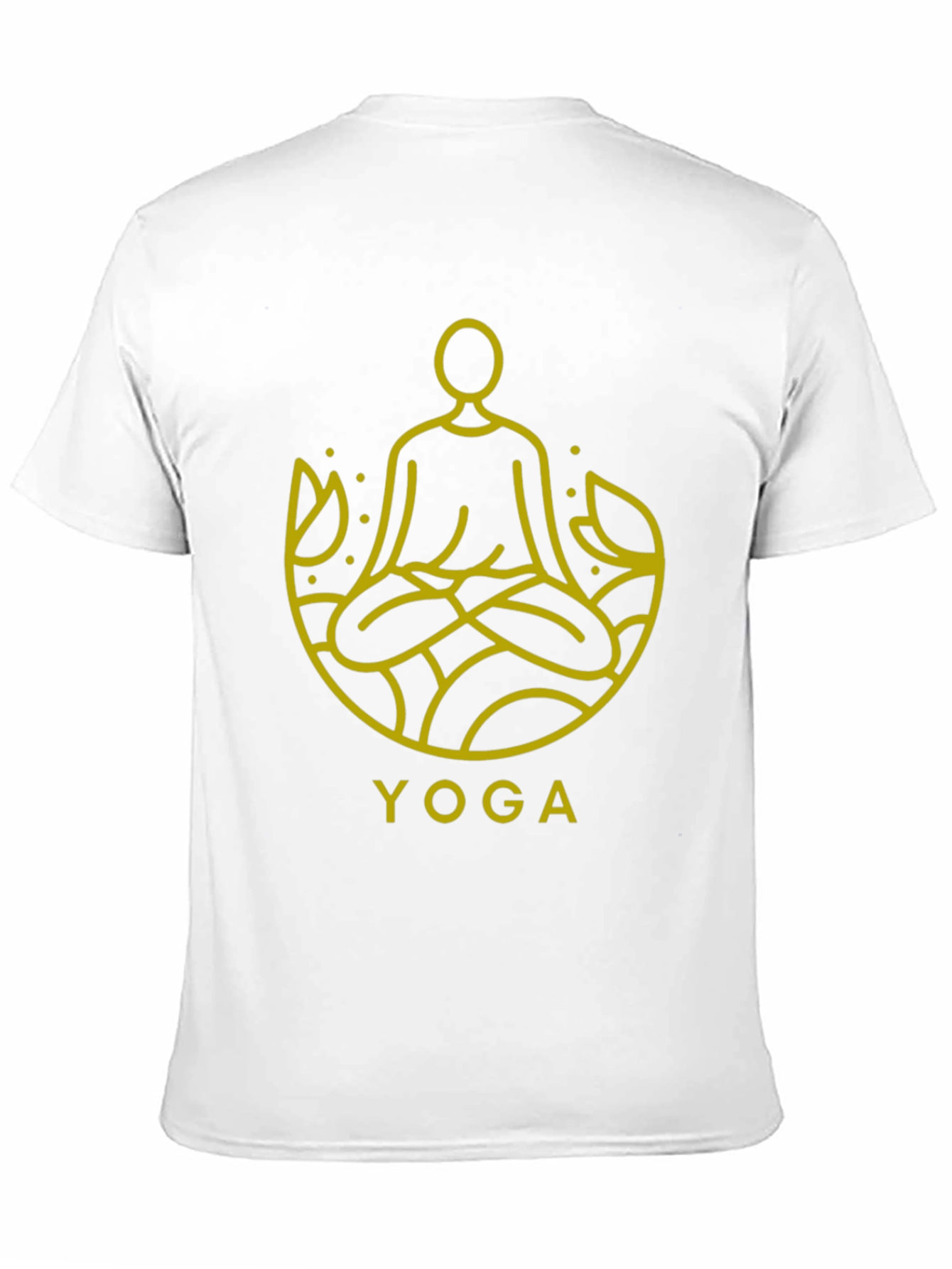 Black Yoga Meditation T-Shirt - Men's Graphic Tee view 11