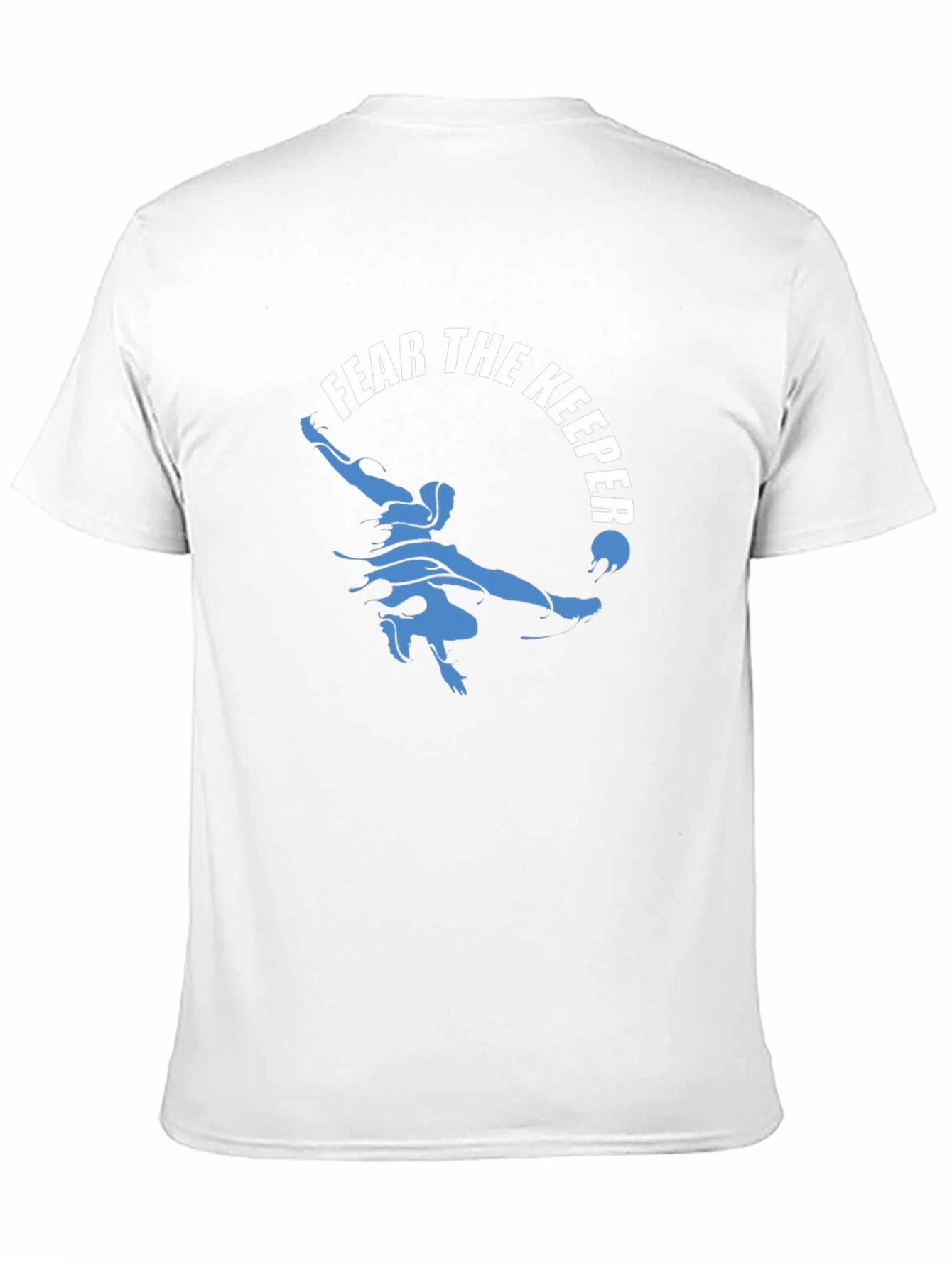 Black Fear The Keeper Goalie Graphic T-Shirt view 11