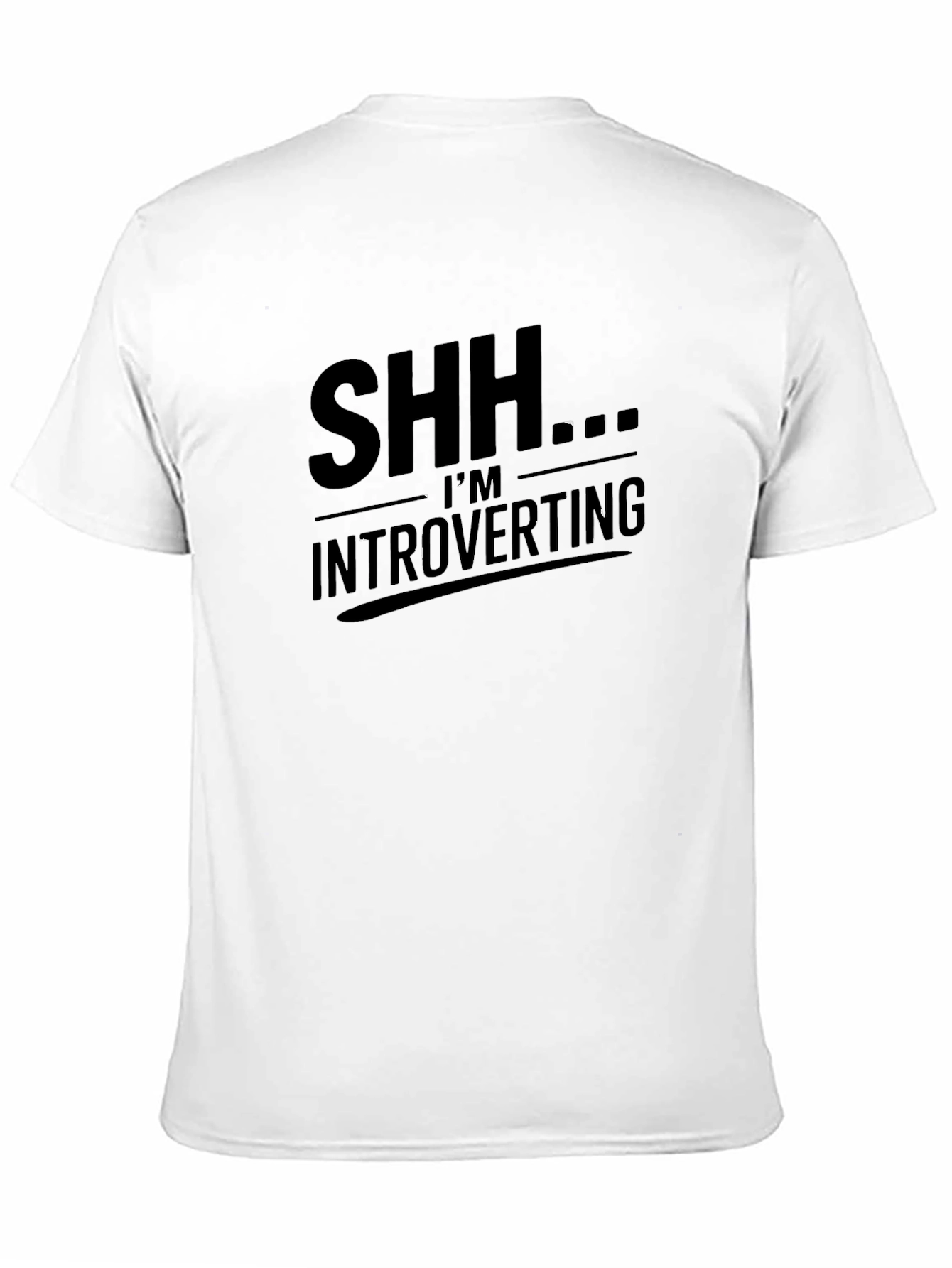 Black Introverting T-Shirt - Funny Sarcastic Tee view 11
