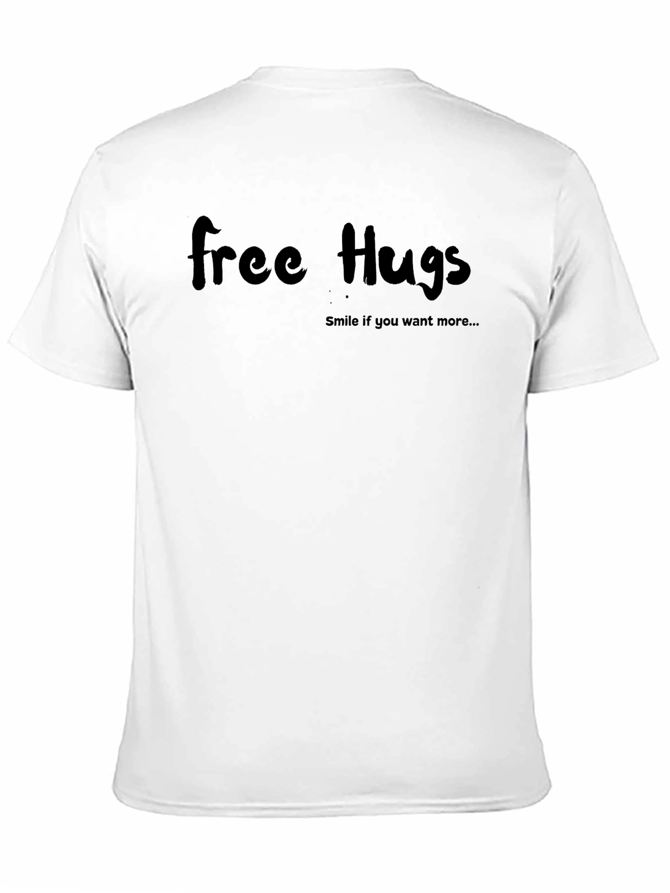 Black Free Hugs Graphic Tee - Black T-Shirt view 11