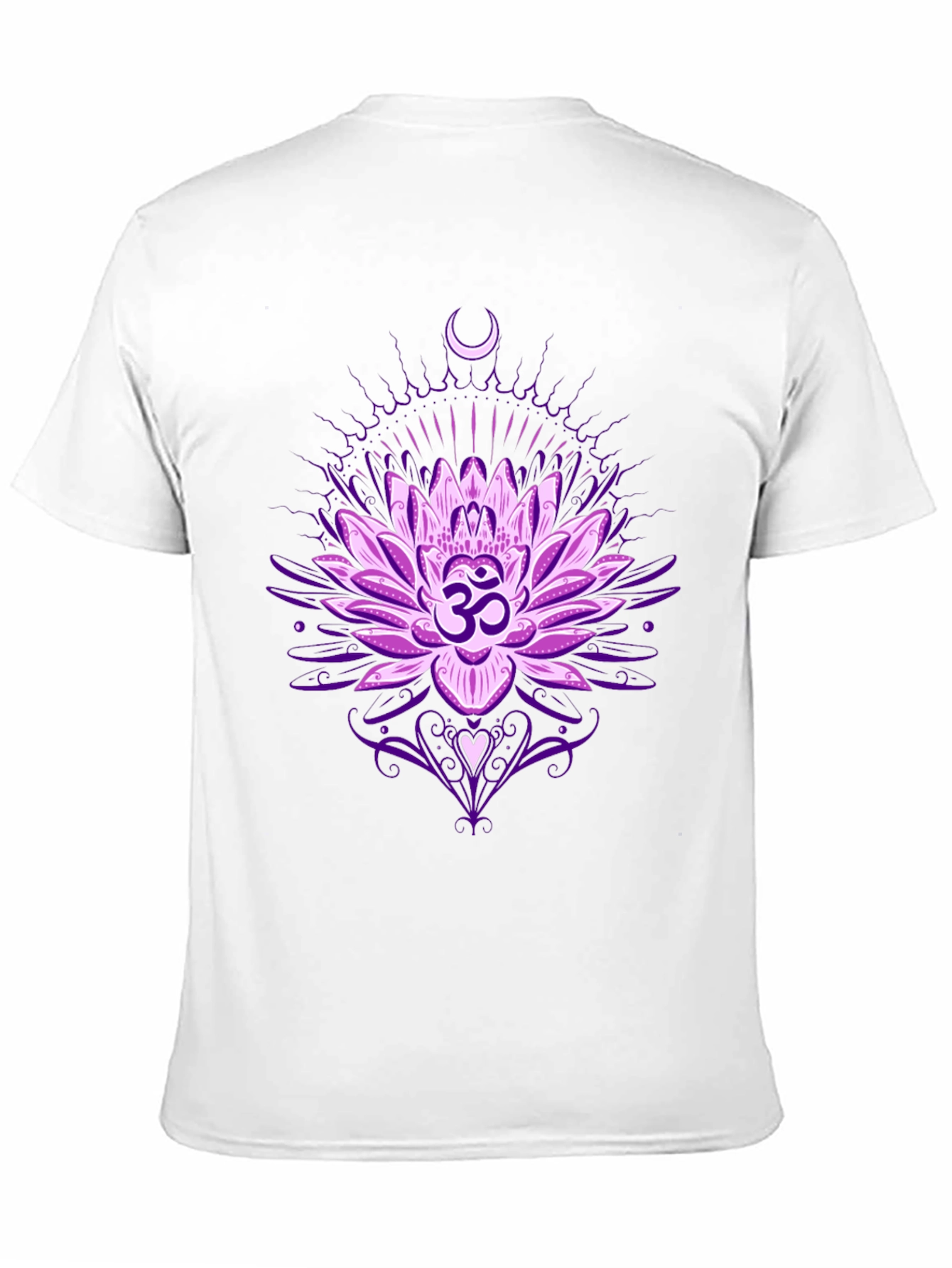 Black Lotus Om Graphic T-Shirt view 11