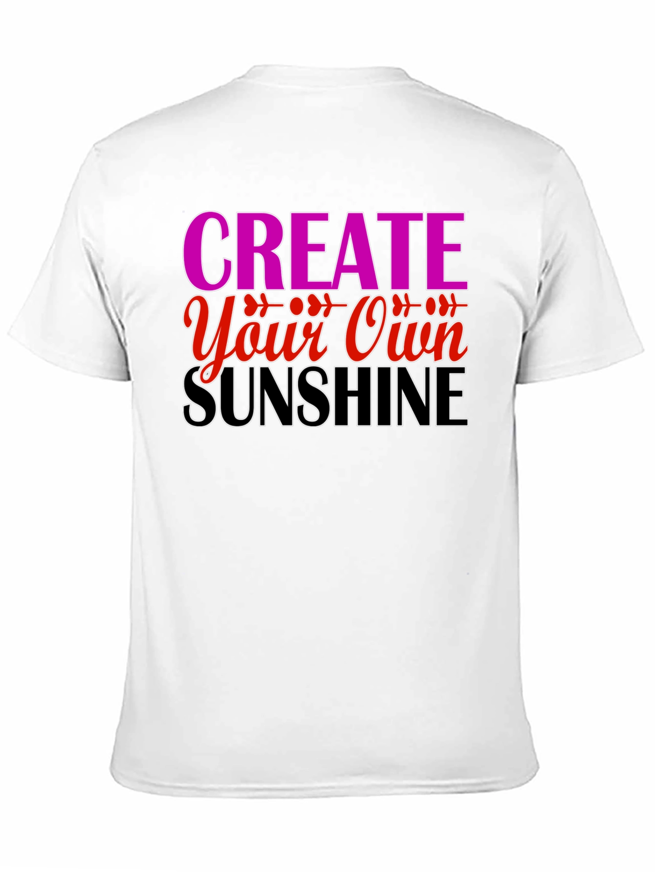 Black Create Your Own Sunshine Graphic Tee view 11