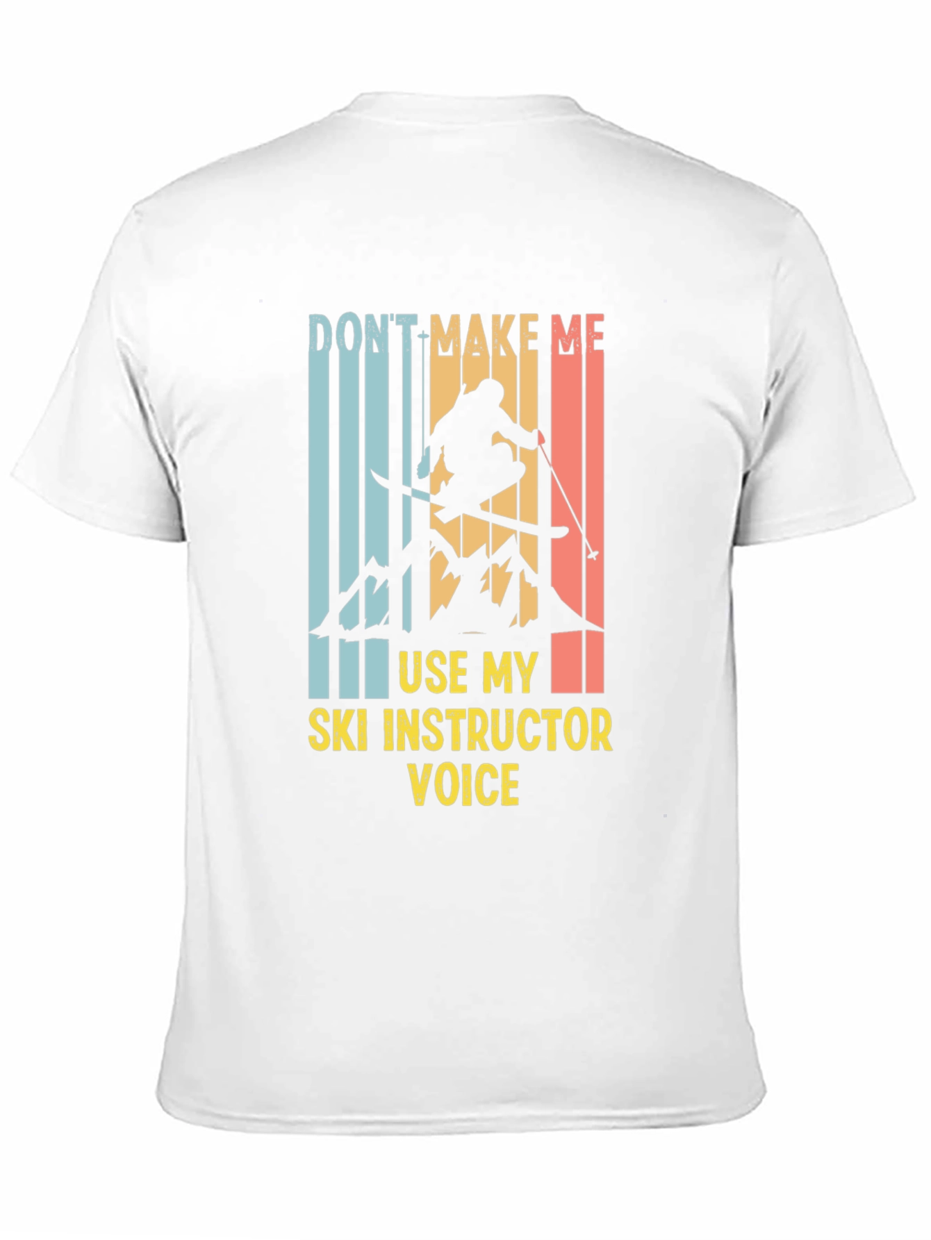 Black Ski Instructor Voice T-Shirt view 11