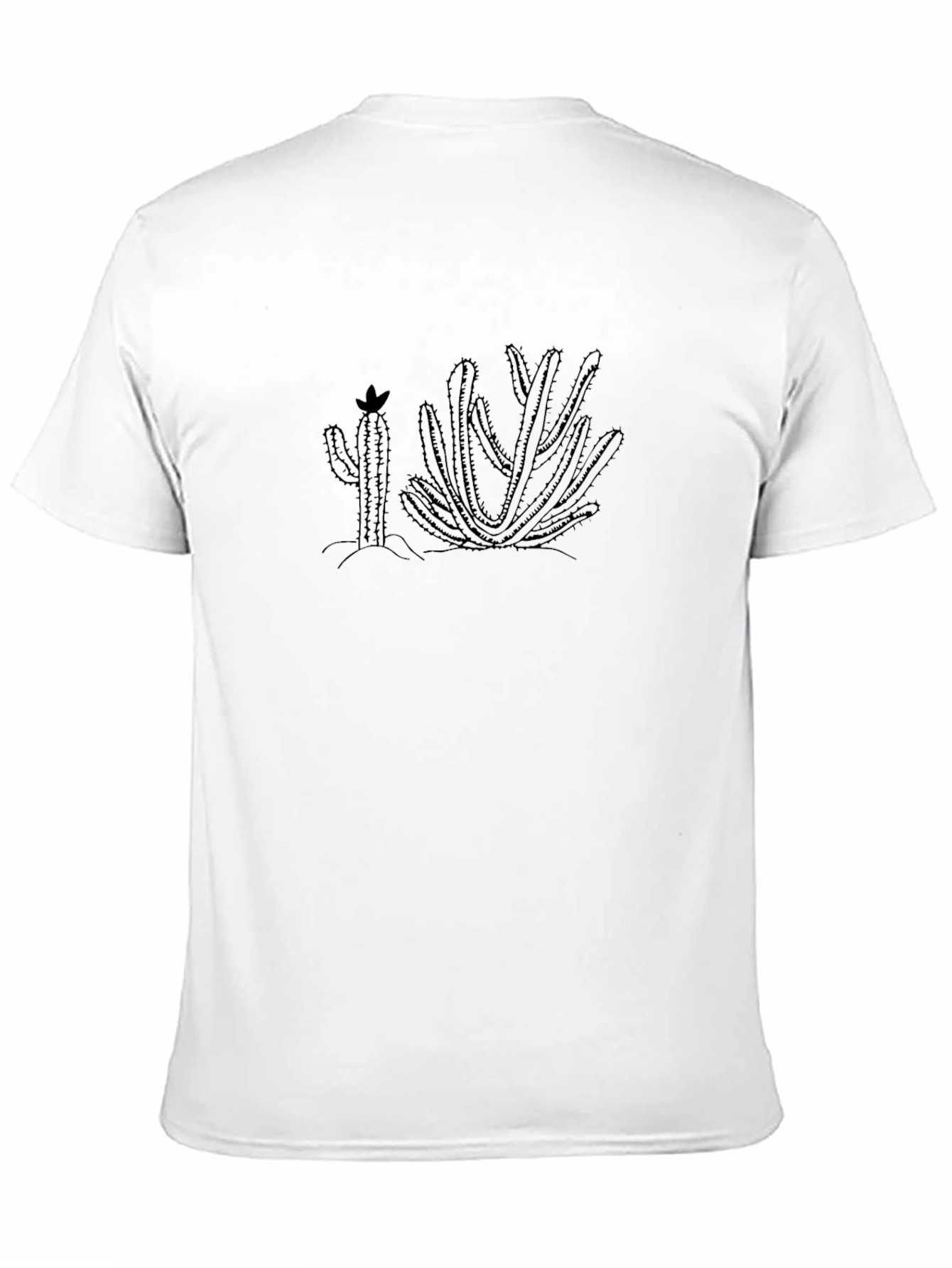 Black Cactus Graphic T-Shirt - Black view 11