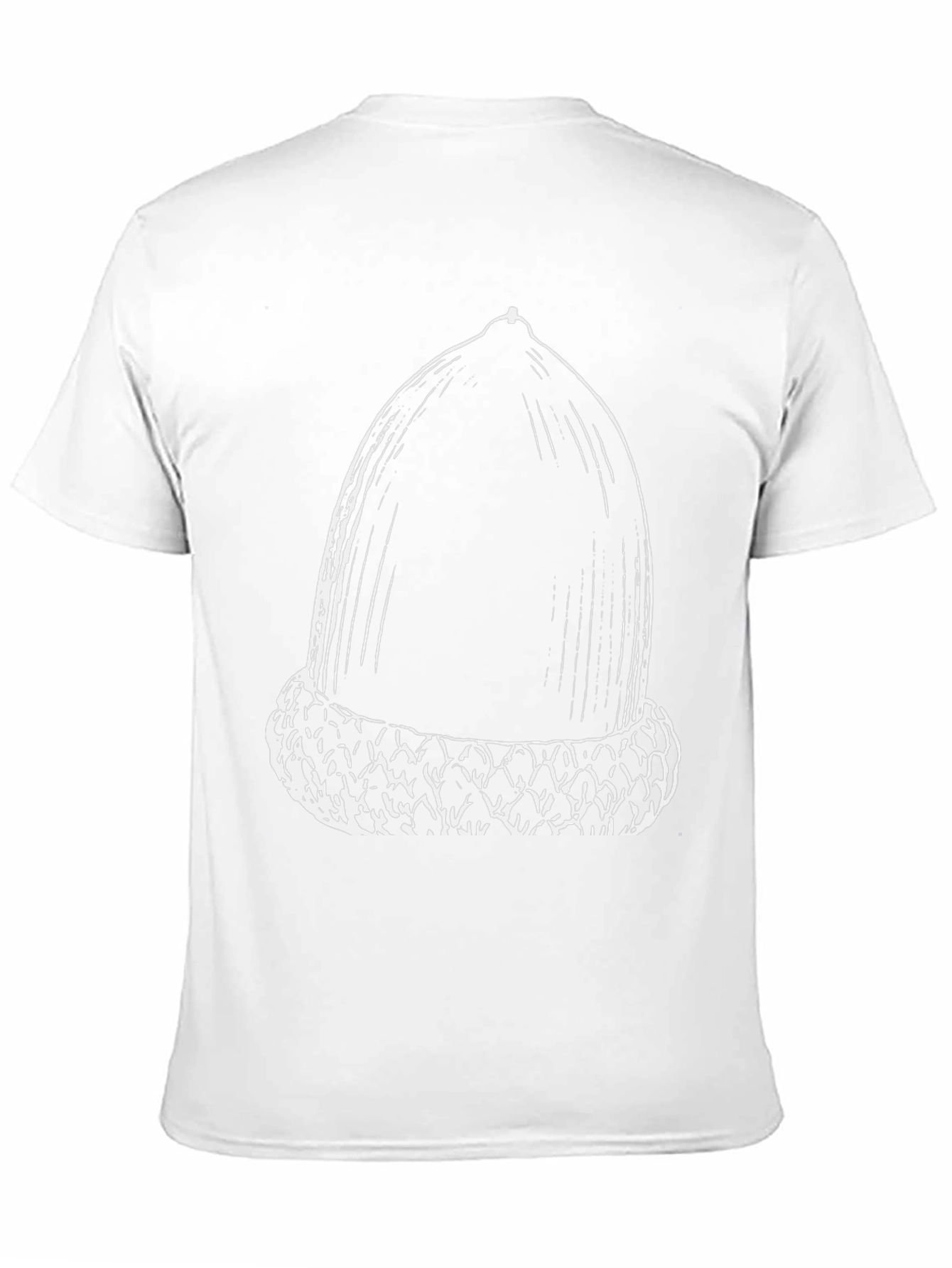 Black Acorn Graphic Tee - Nature Inspired Design view 11