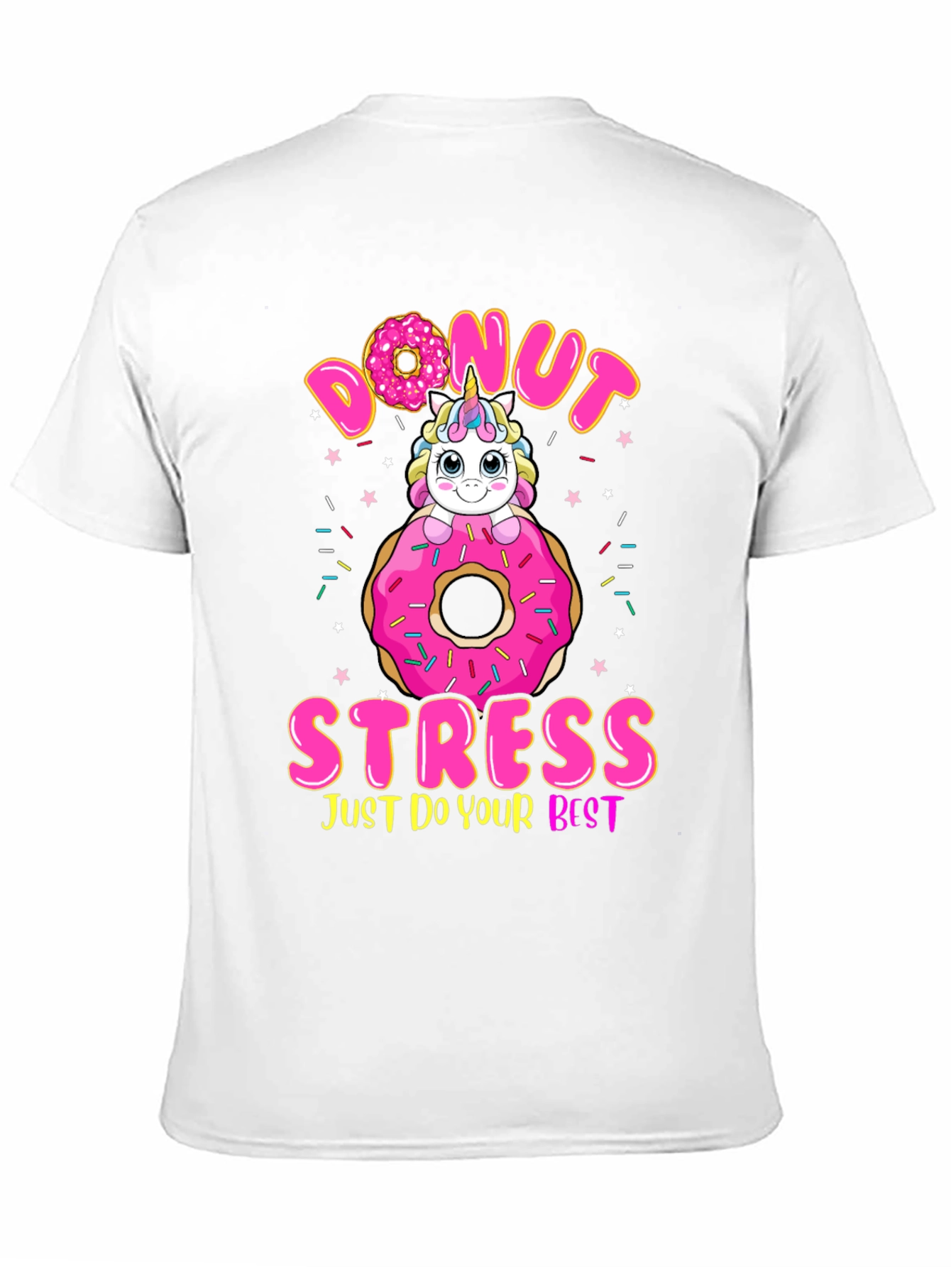 Black Donut Stress T-Shirt view 11