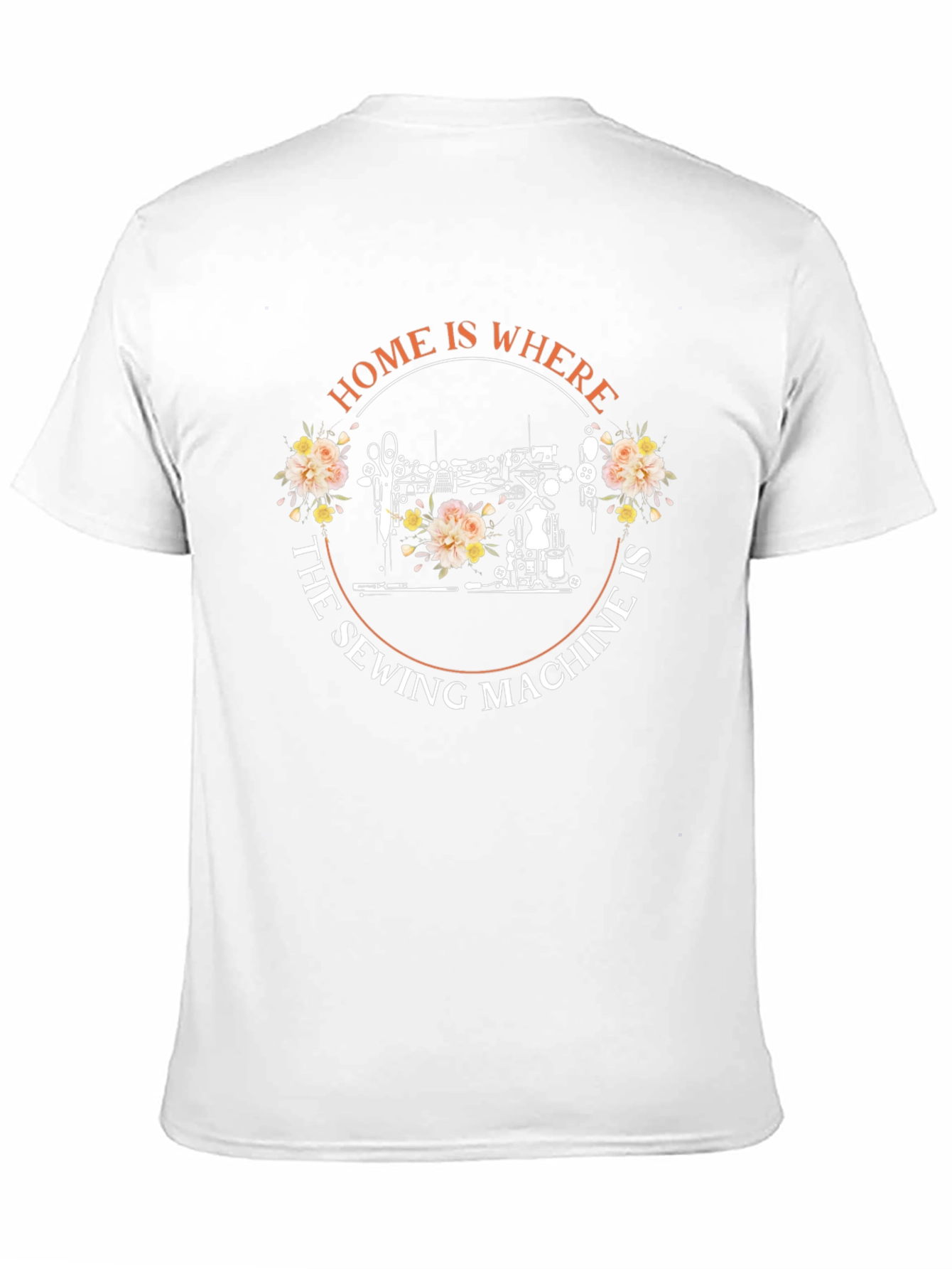 Black Sewing Lover T-Shirt - Home is Where the Sewing Machine Is view 11