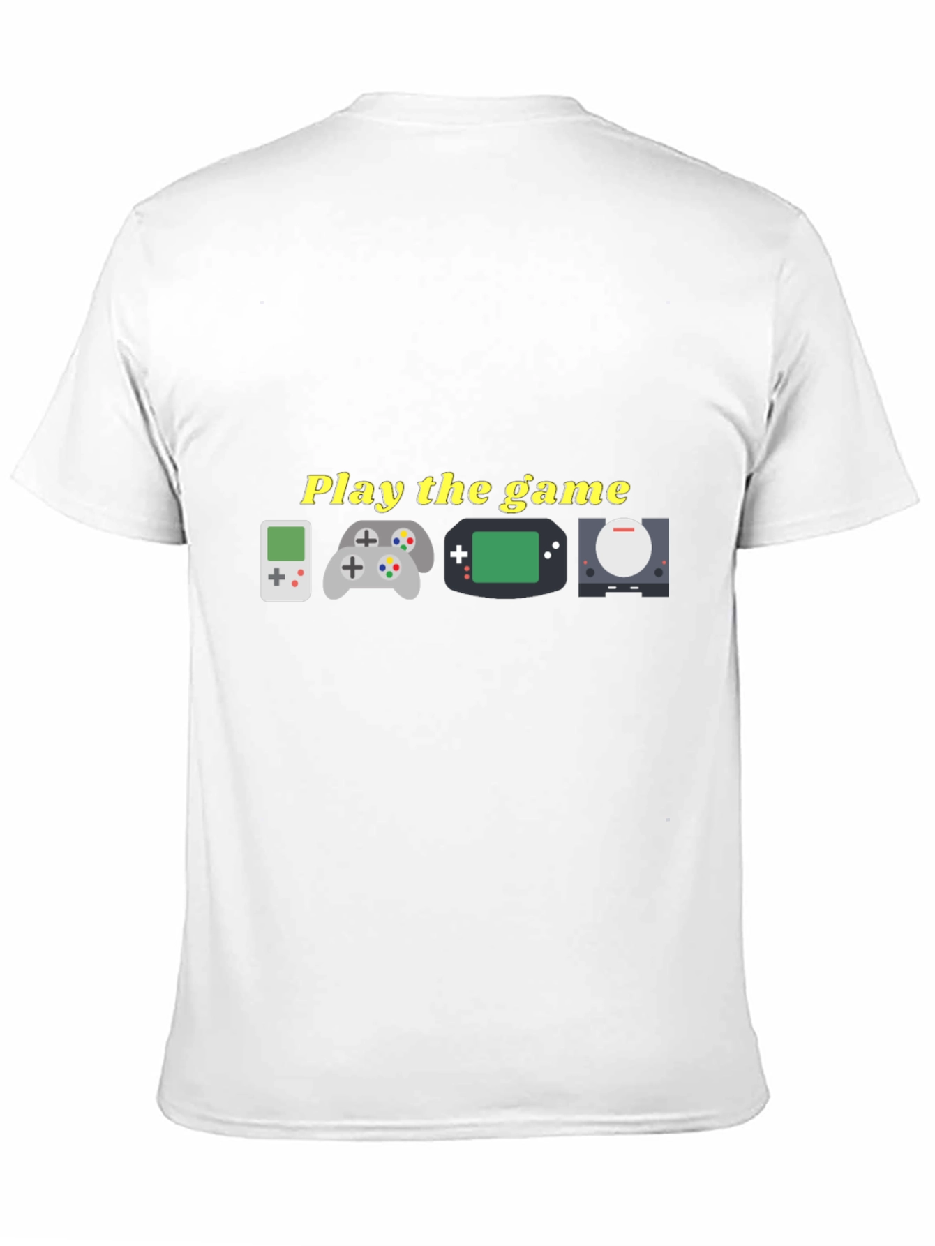 Black Retro Gaming T-Shirt - "Play the Game" Tee view 11