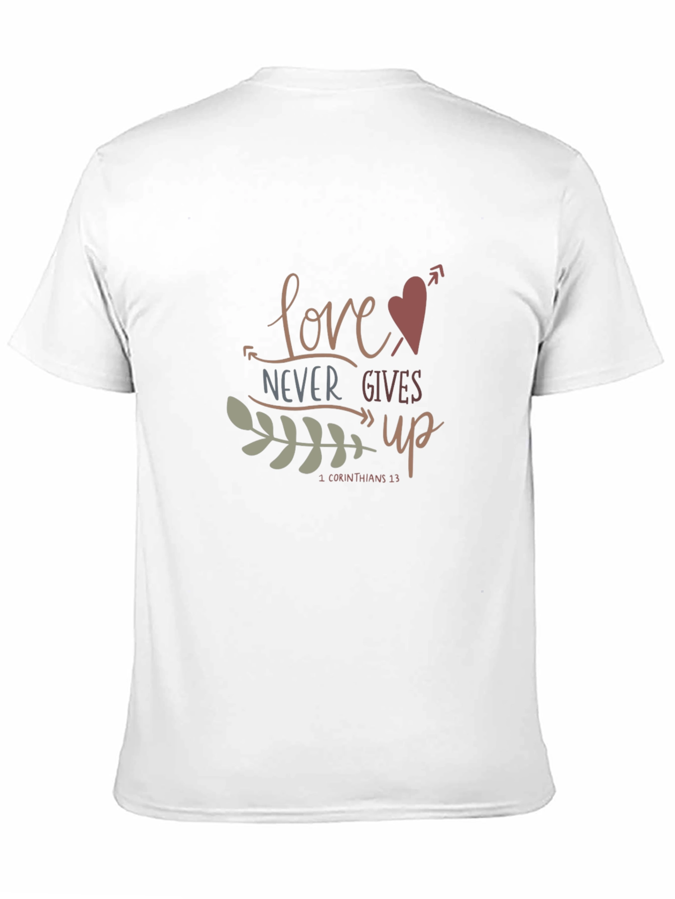Black Love Never Gives Up T-Shirt - 1 Corinthians 13 view 11