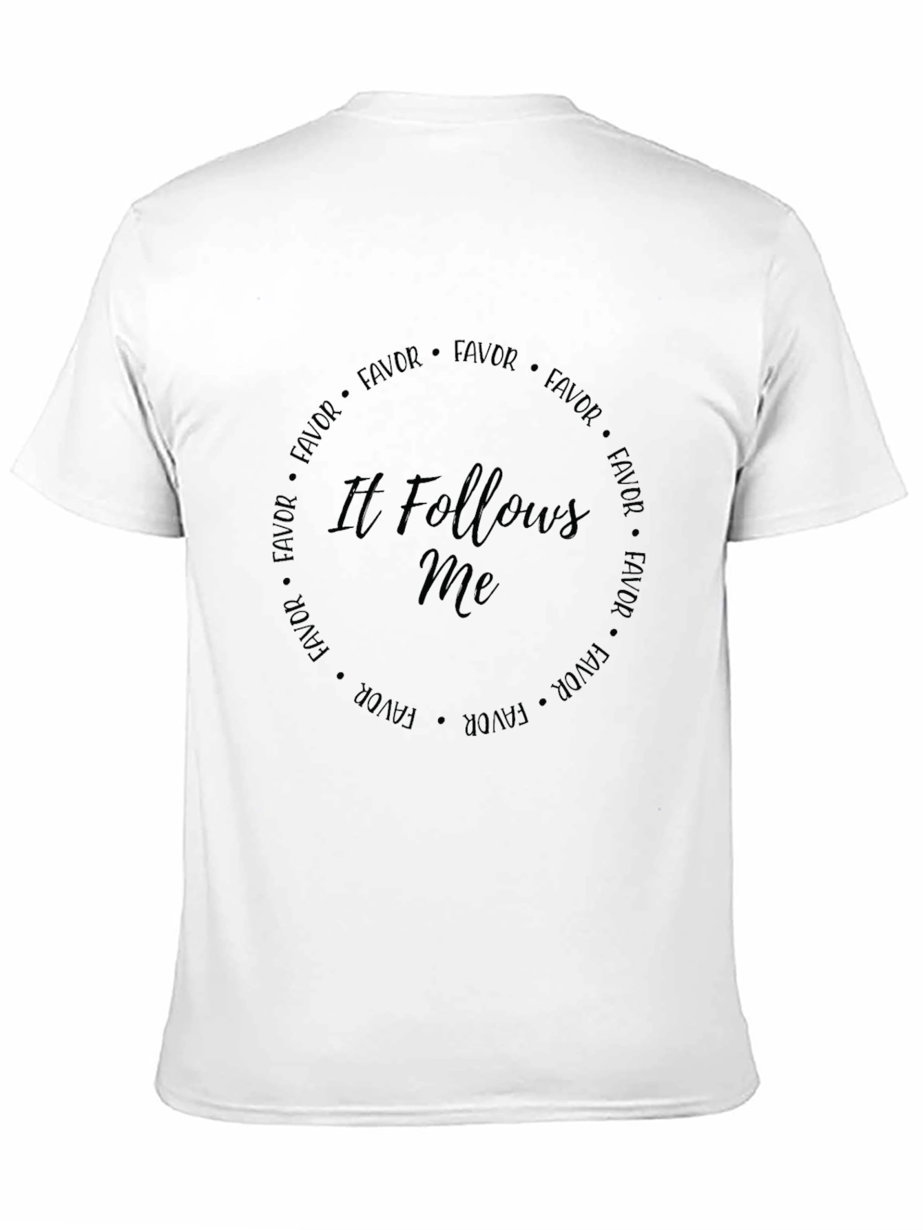 It Follows Me Graphic Tee - Black - 11