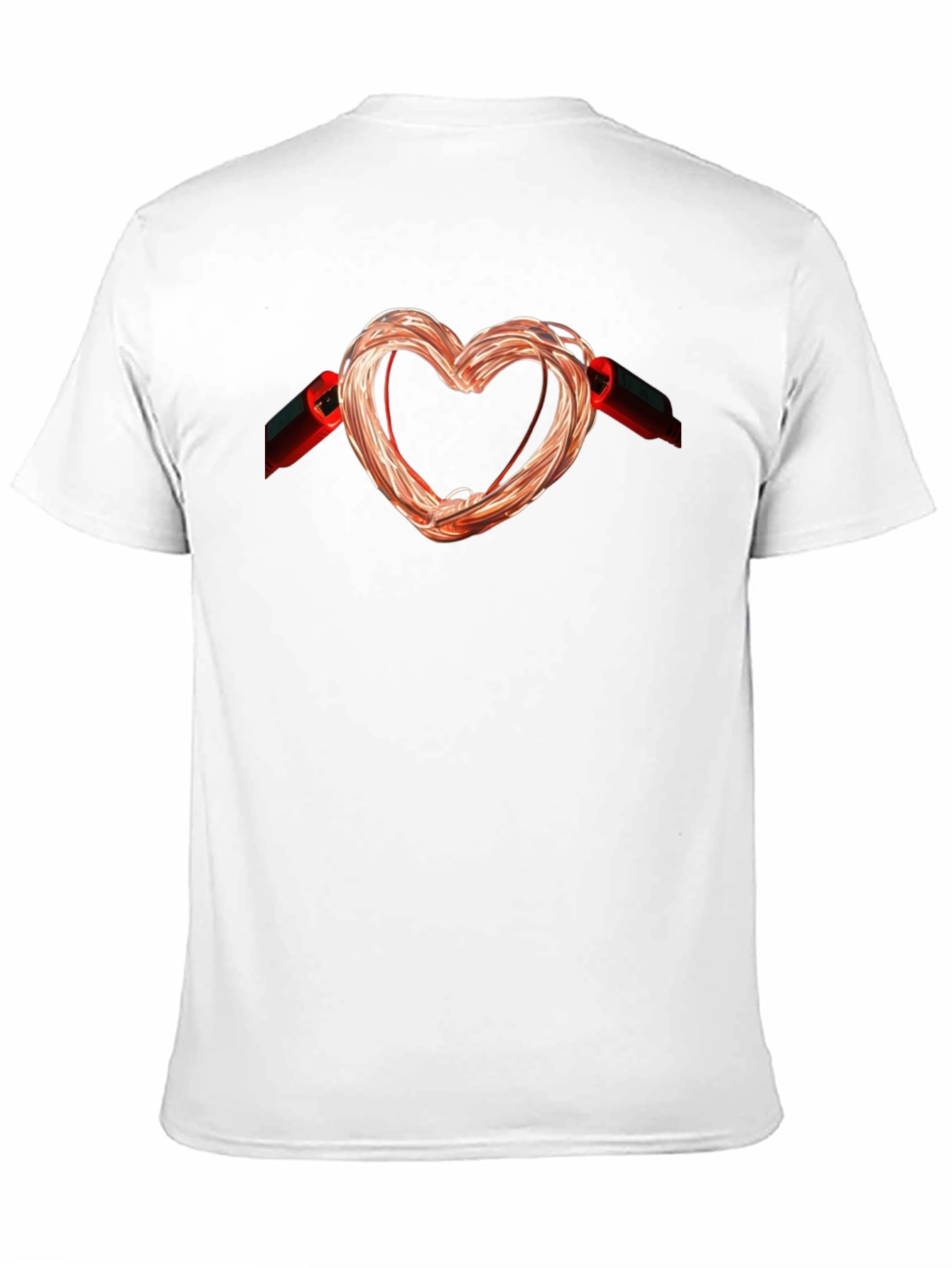 Heart Shaped Wire T-Shirt - Express Your Love - 11