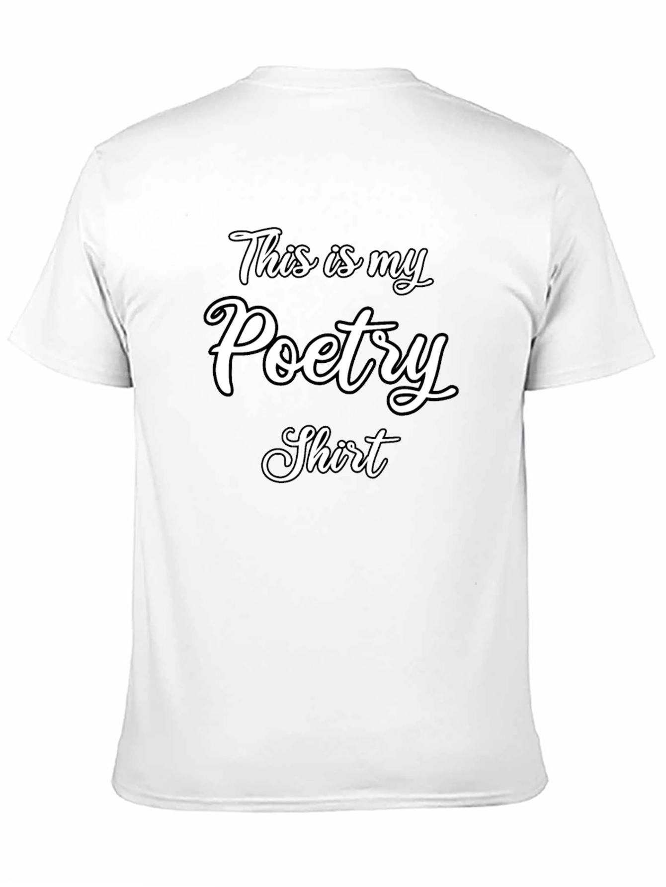 Black Poetry T-Shirt - Funny Literary Tee view 11