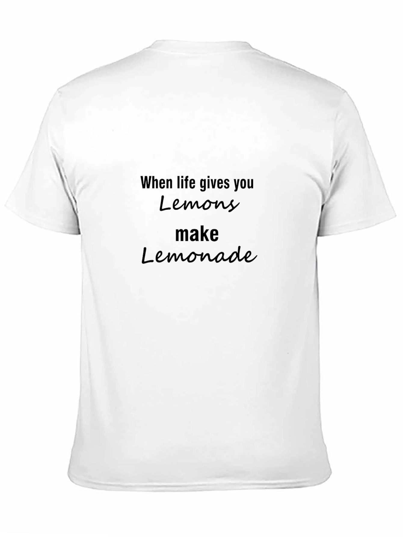 Black Inspirational Lemonade Graphic Tee view 11