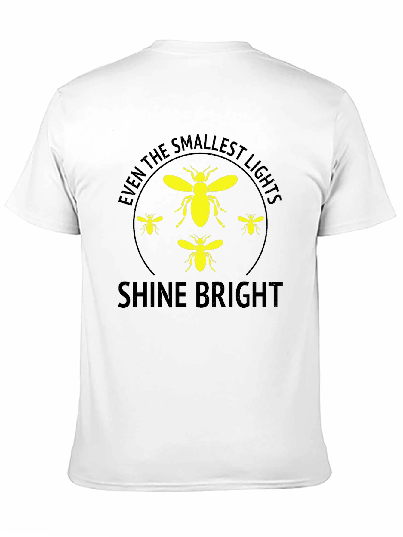 Black Shine Bright Firefly Graphic T-Shirt view 11