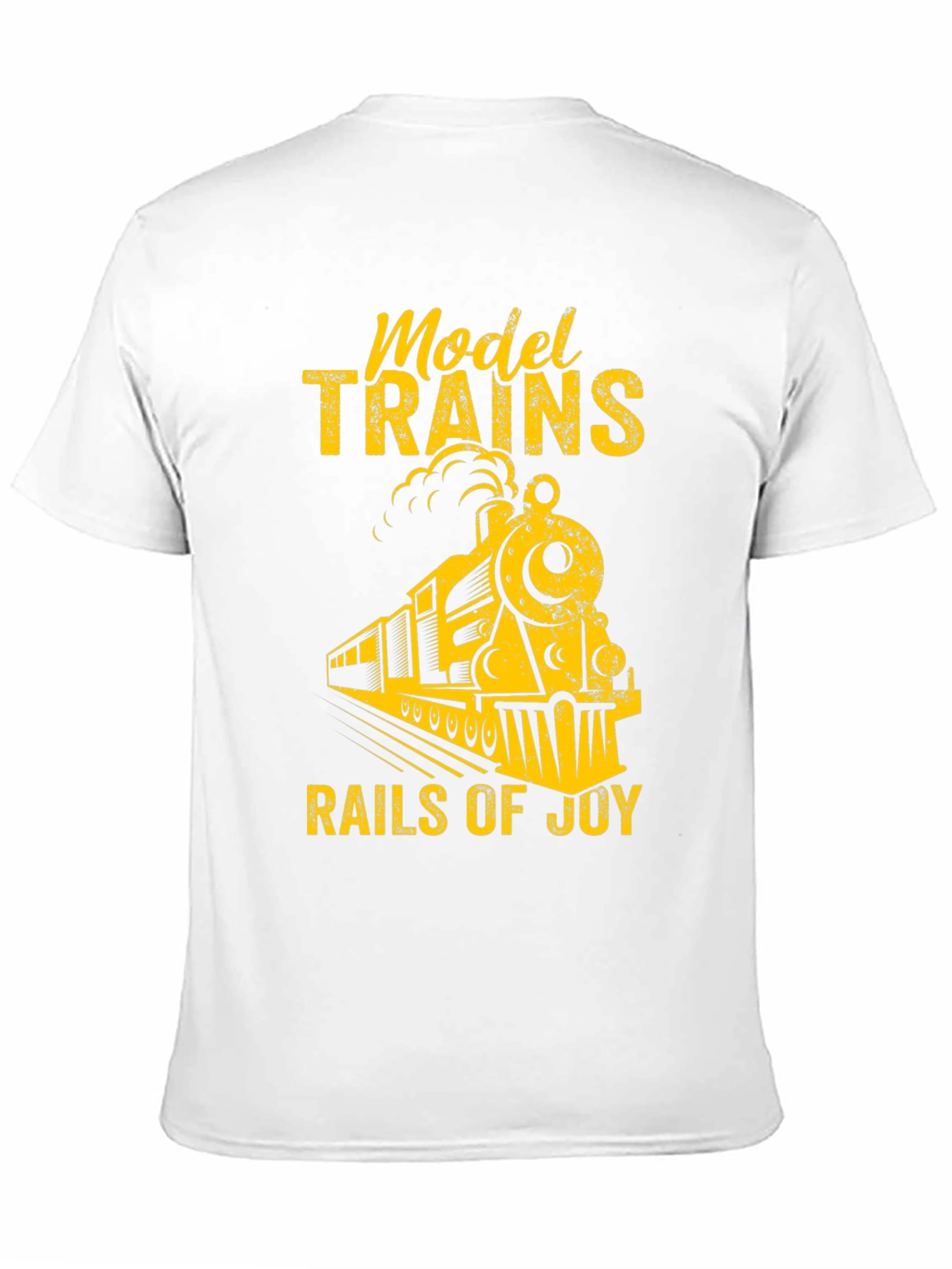Black Model Trains Rails Of Joy Graphic Tee view 11