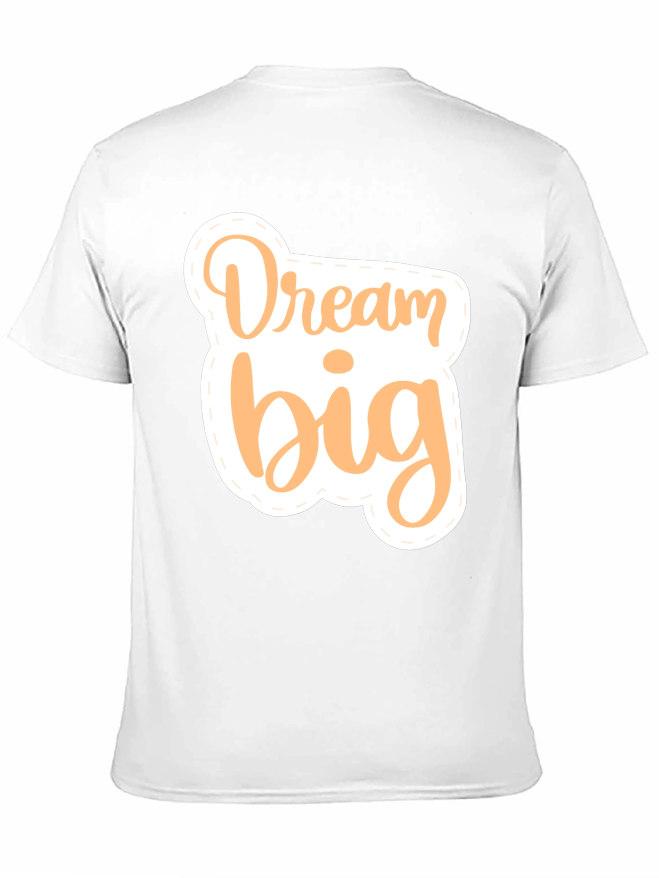 Black Dream Big Graphic Tee - Inspirational Black T-Shirt view 11