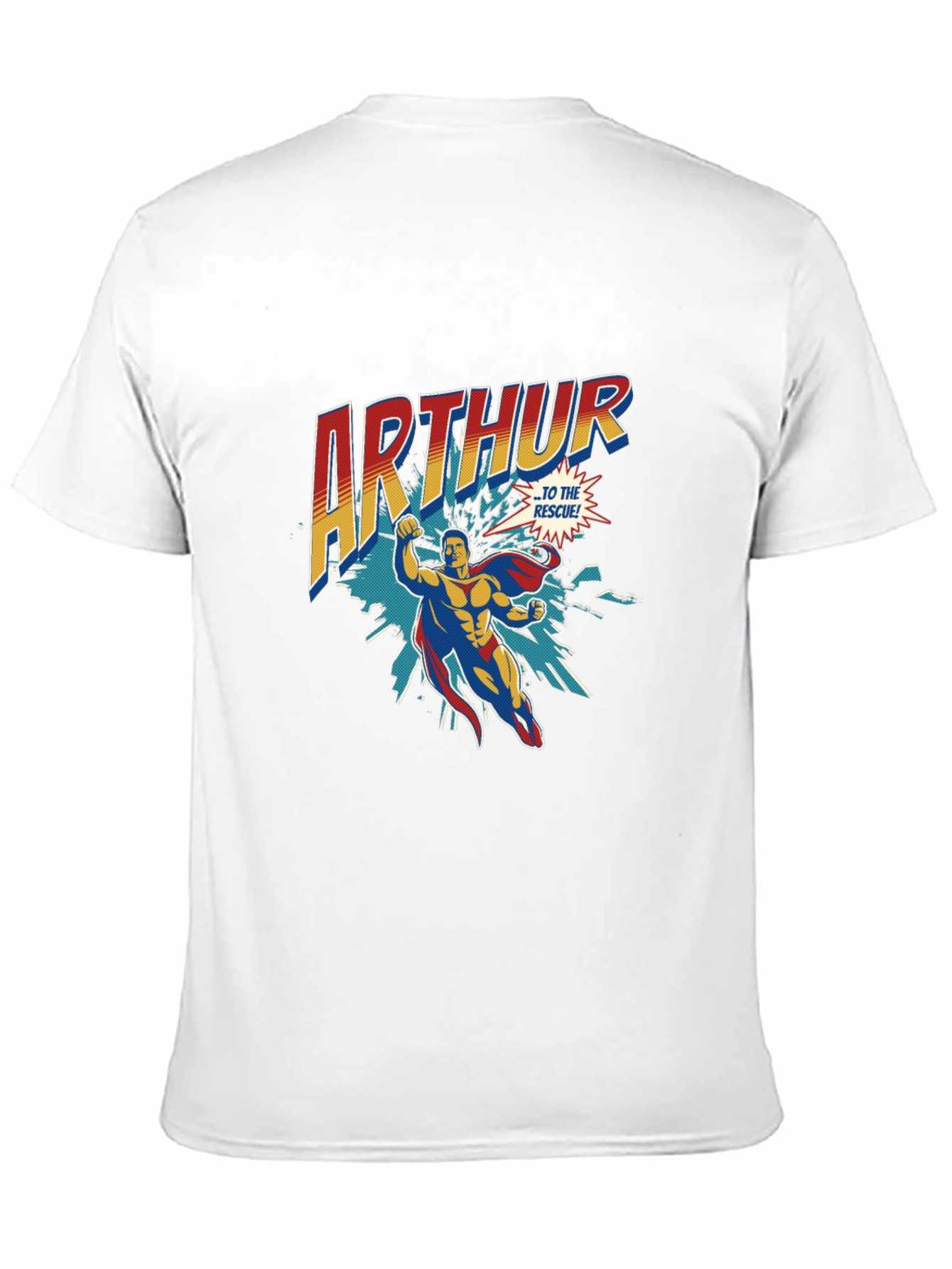 Black Arthur Superhero Graphic Tee - Bold & Stylish view 11
