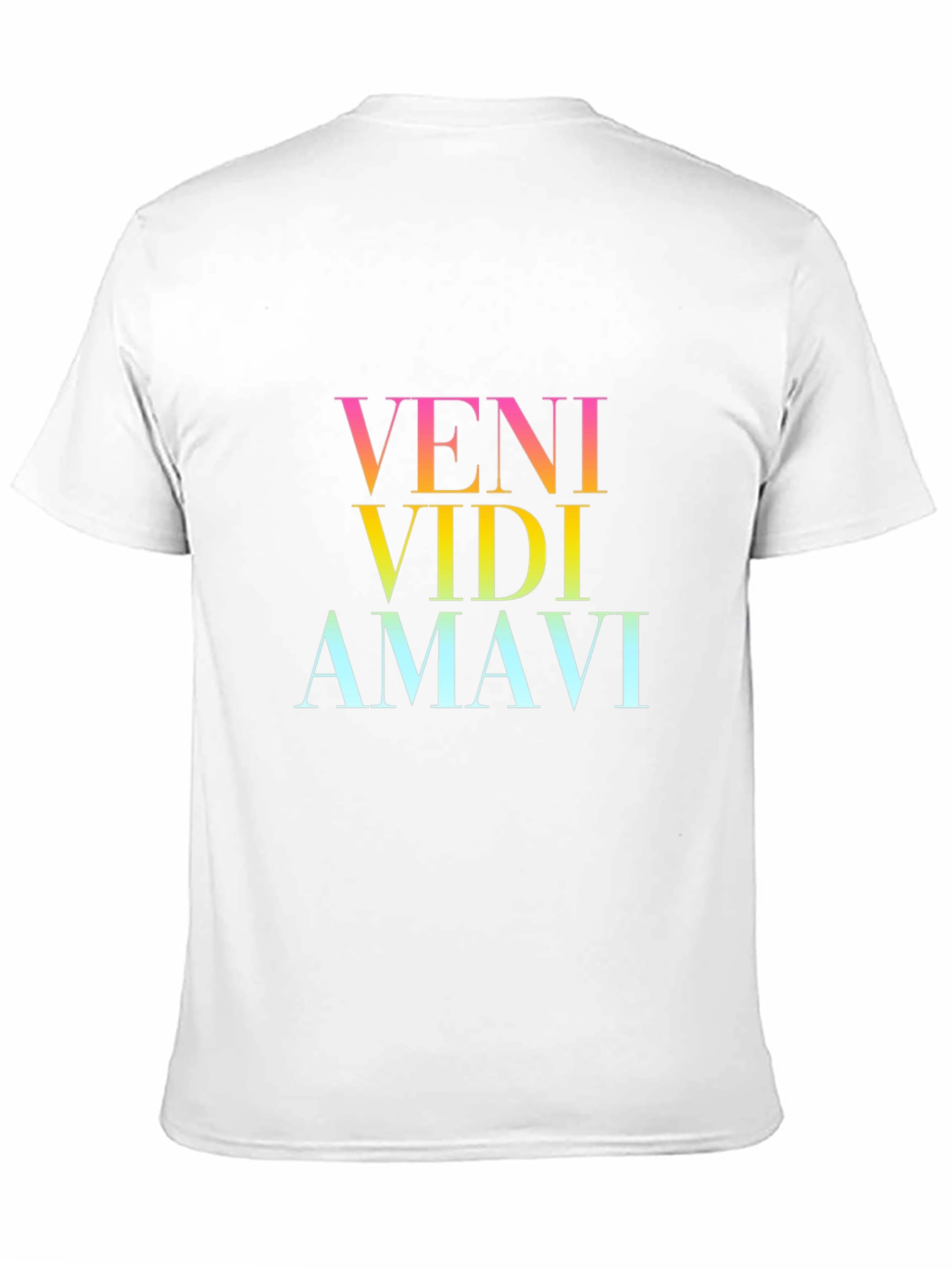Black Veni Vidi Amavi Gradient Tee view 11