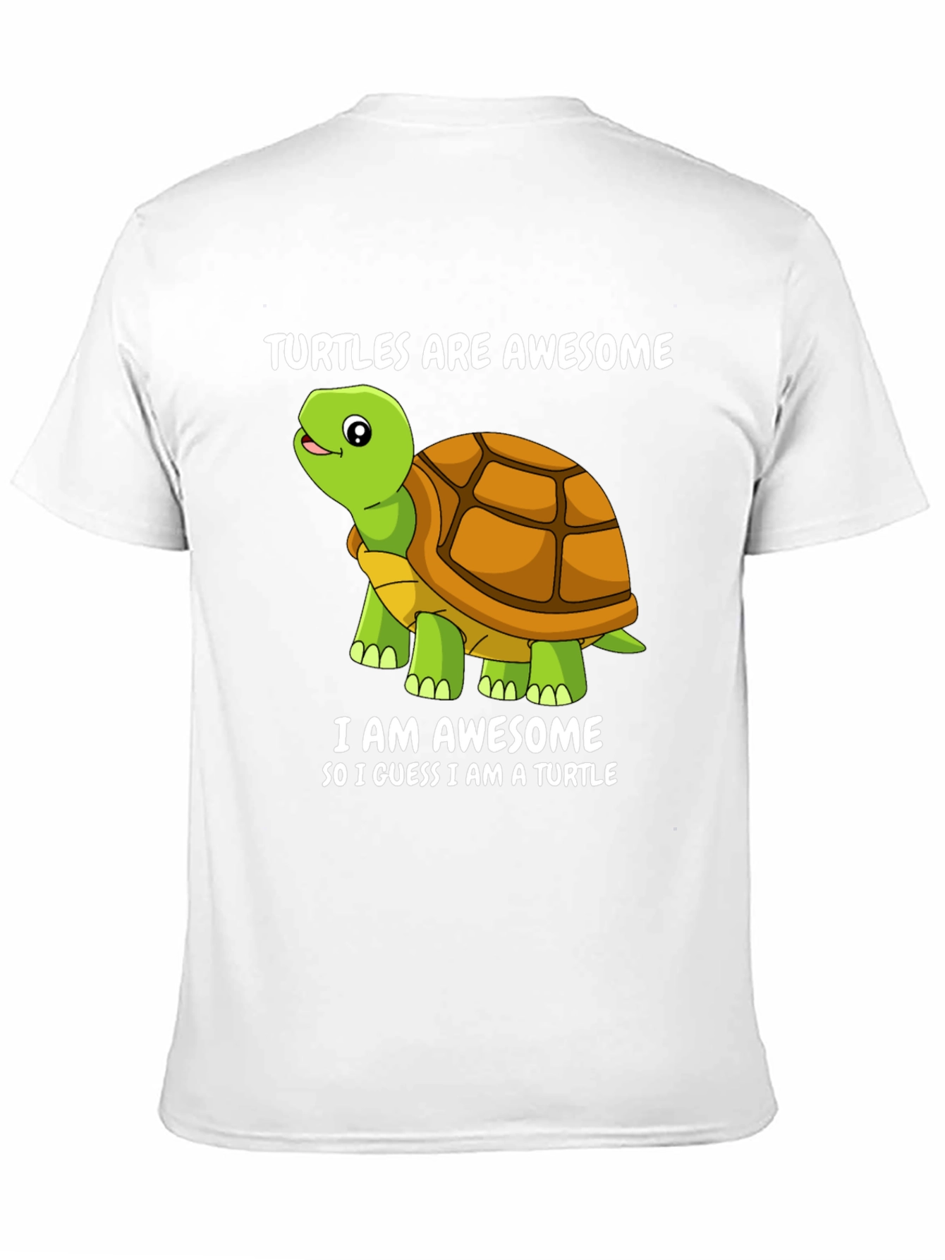 Black Awesome Turtles T-Shirt - Funny Cartoon Turtle Tee view 11