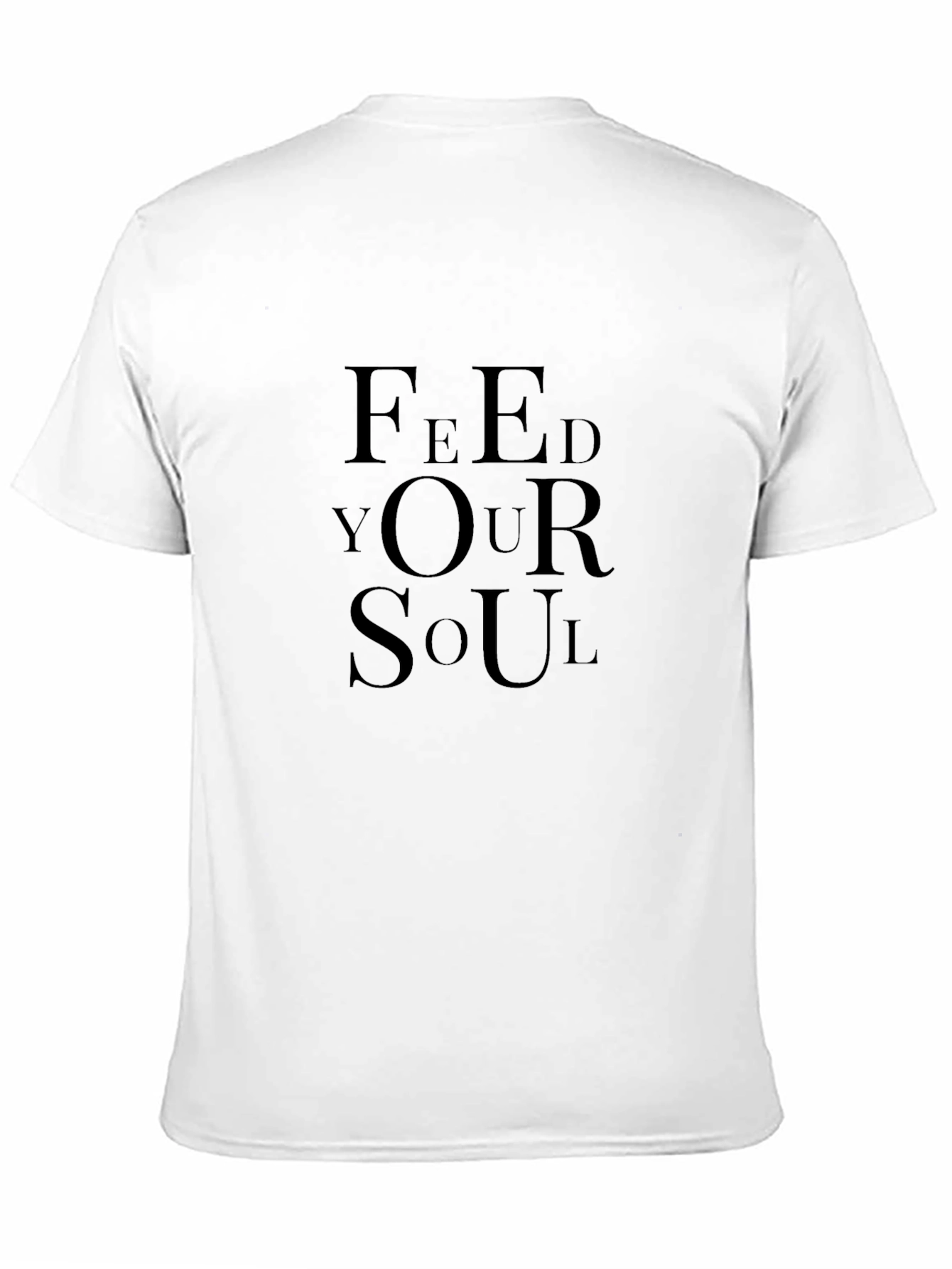 Black Feed Your Soul Black Graphic T-Shirt view 11