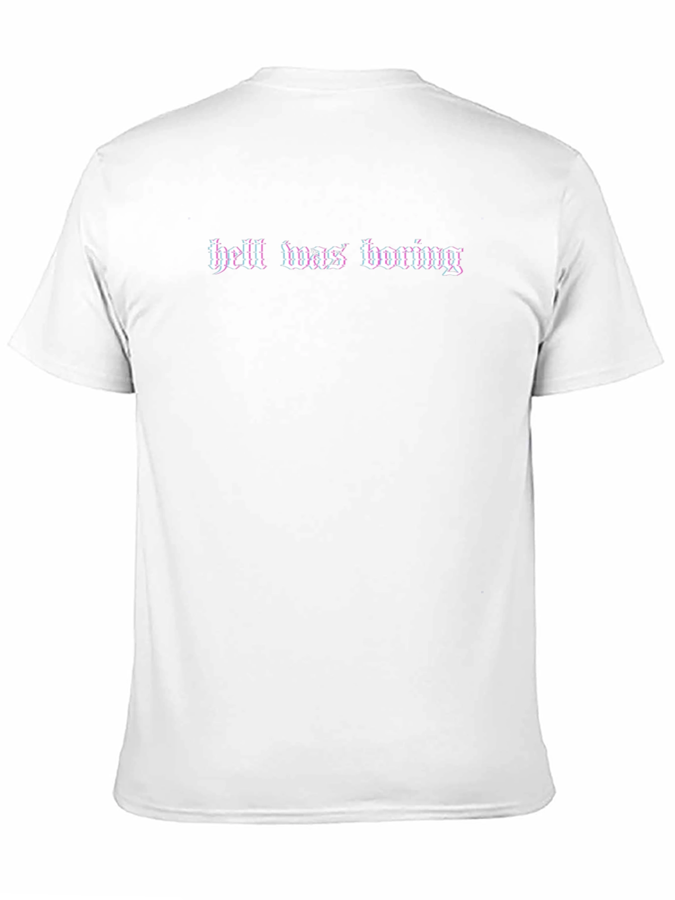 Black Hell Was Boring T-Shirt view 11