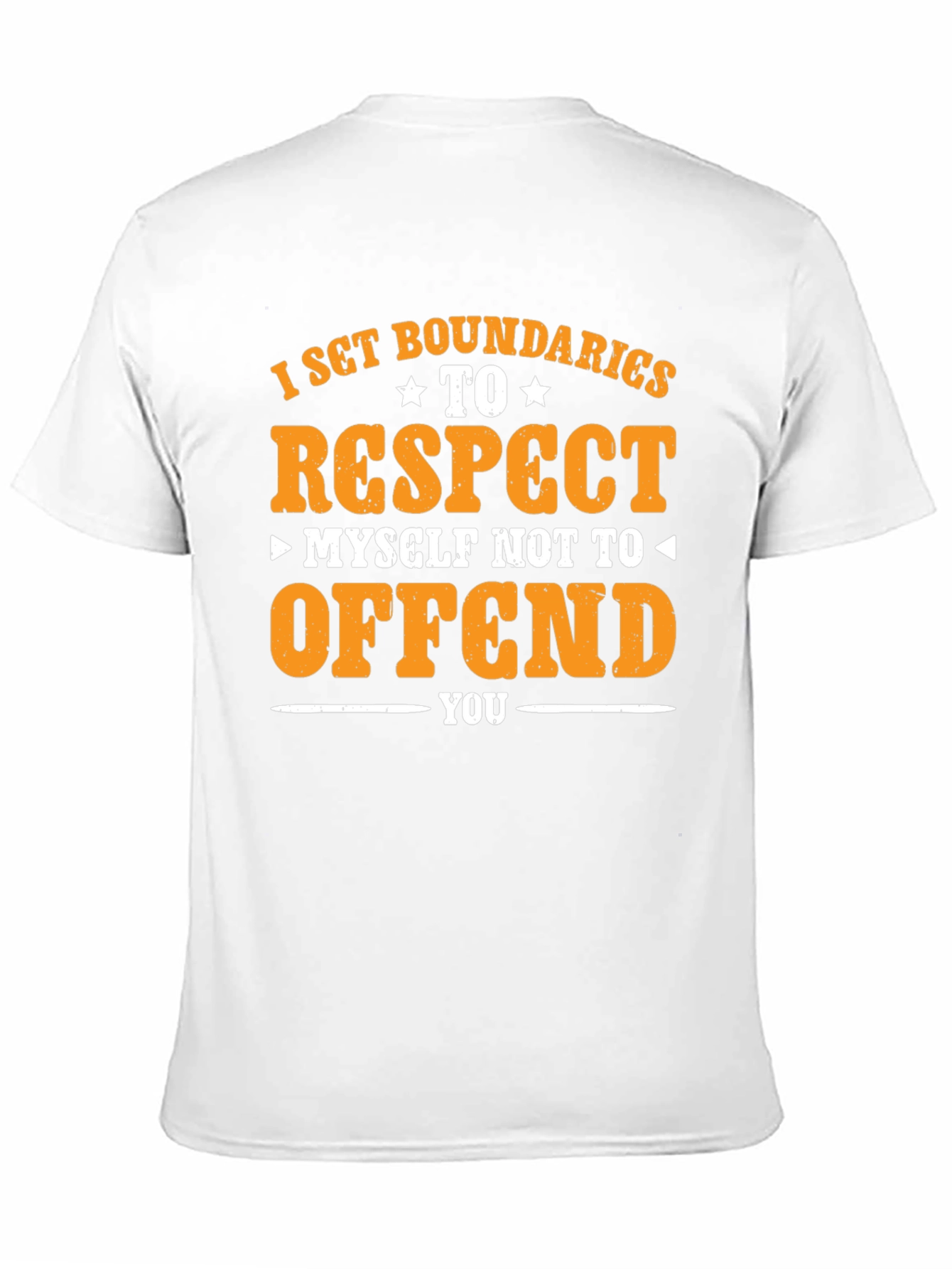 Black Boundaries Respect Graphic Tee view 11