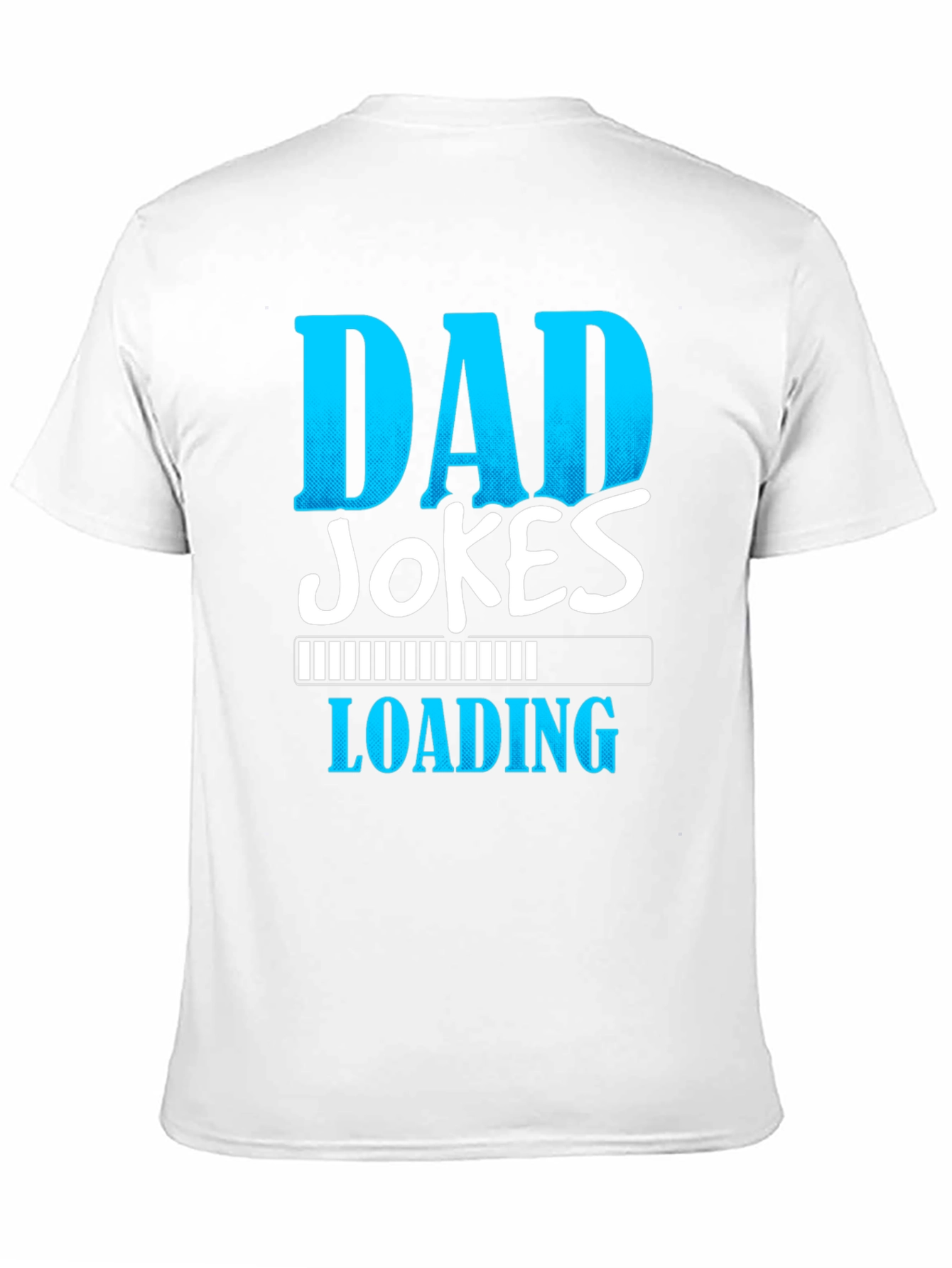 Black Dad Jokes Loading T-Shirt - Funny Father's Day Gift view 11
