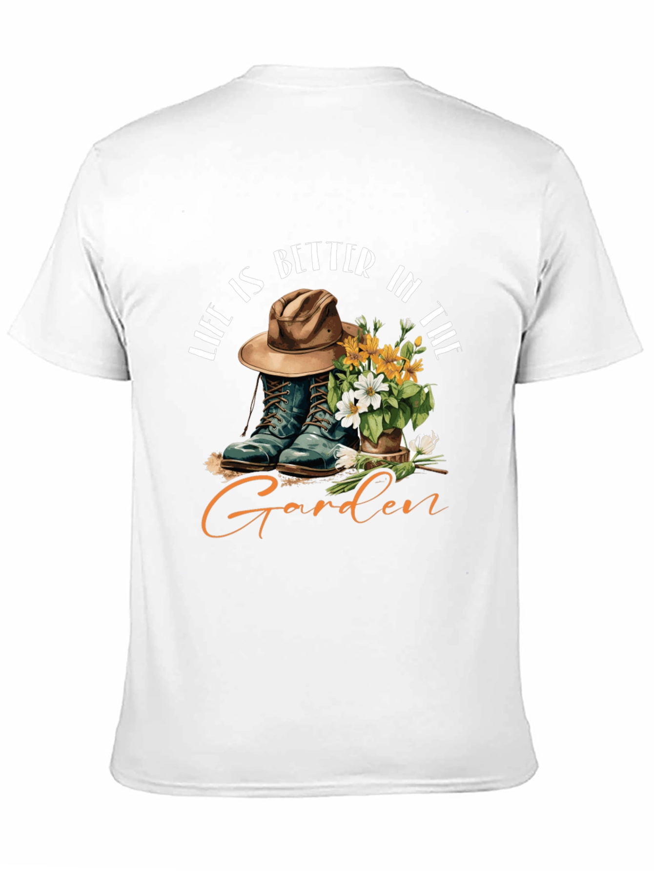 Black Life Is Better In The Garden T-Shirt view 11