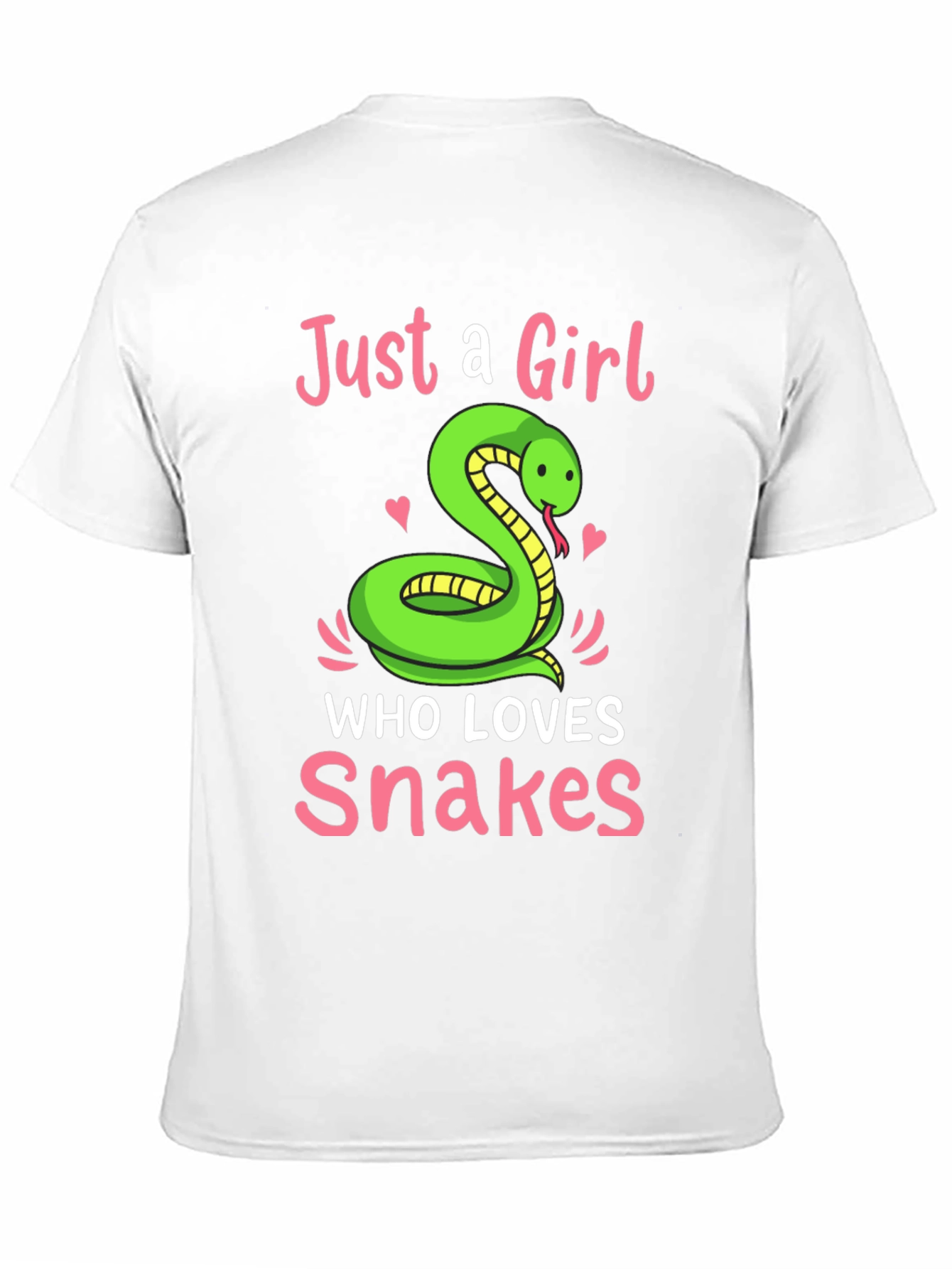 Just a Girl Who Loves Snakes T-Shirt - Snake Lover Gift - 11