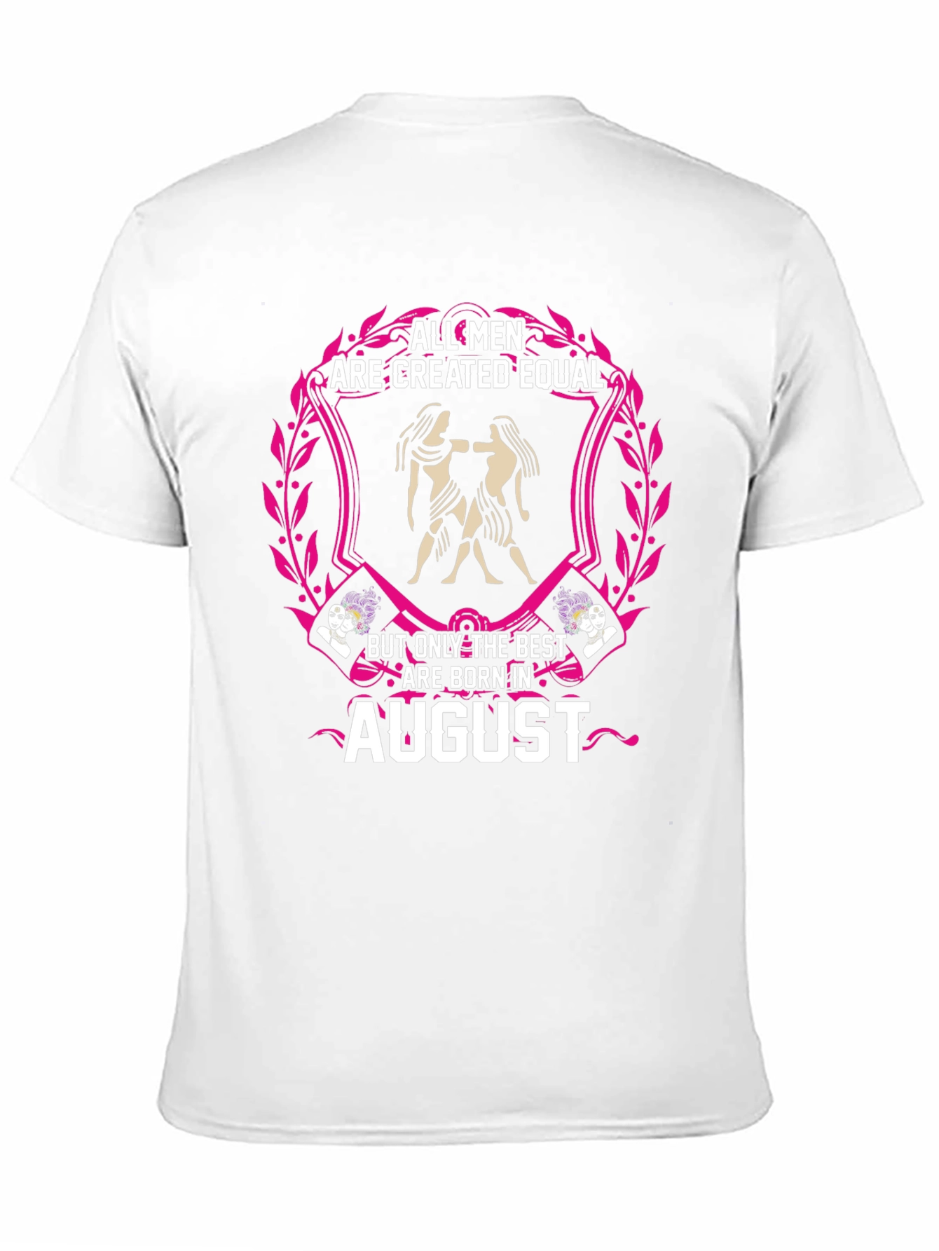 Black August Birthday Gemini Men's Graphic Tee view 11