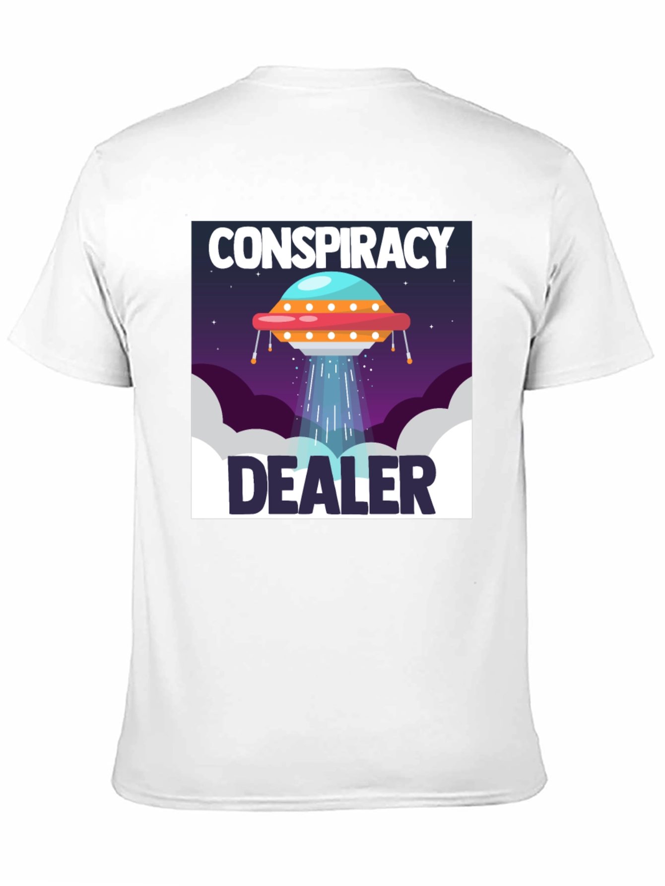 Black Conspiracy Dealer UFO T-Shirt view 11