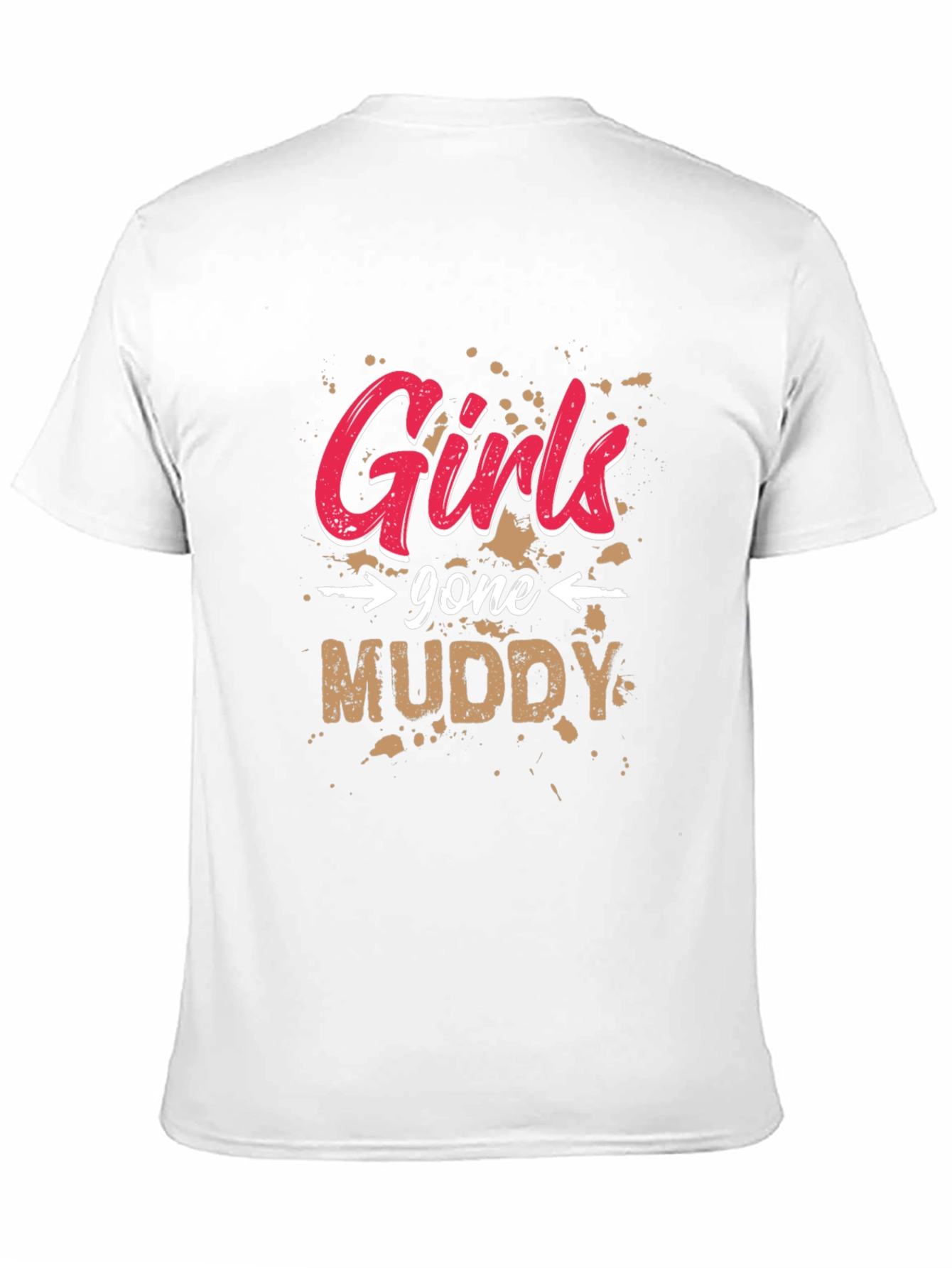 Black Girls Gone Muddy Black T-Shirt view 11