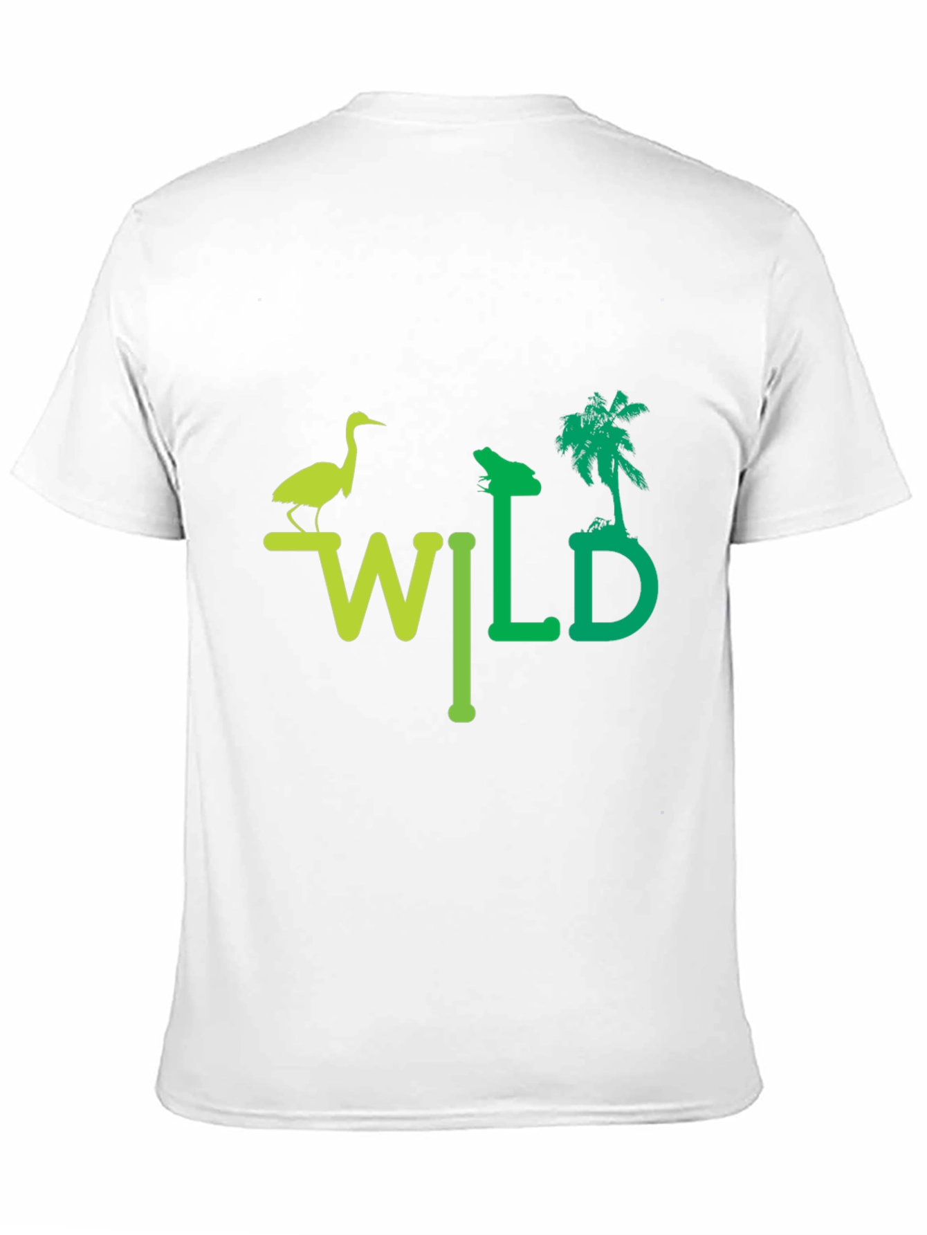Black Wild Nature Graphic T-Shirt - Unisex Black Tee view 11