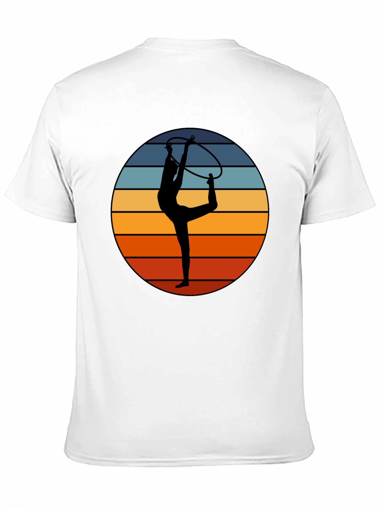 Black Retro Gymnast T-Shirt view 11