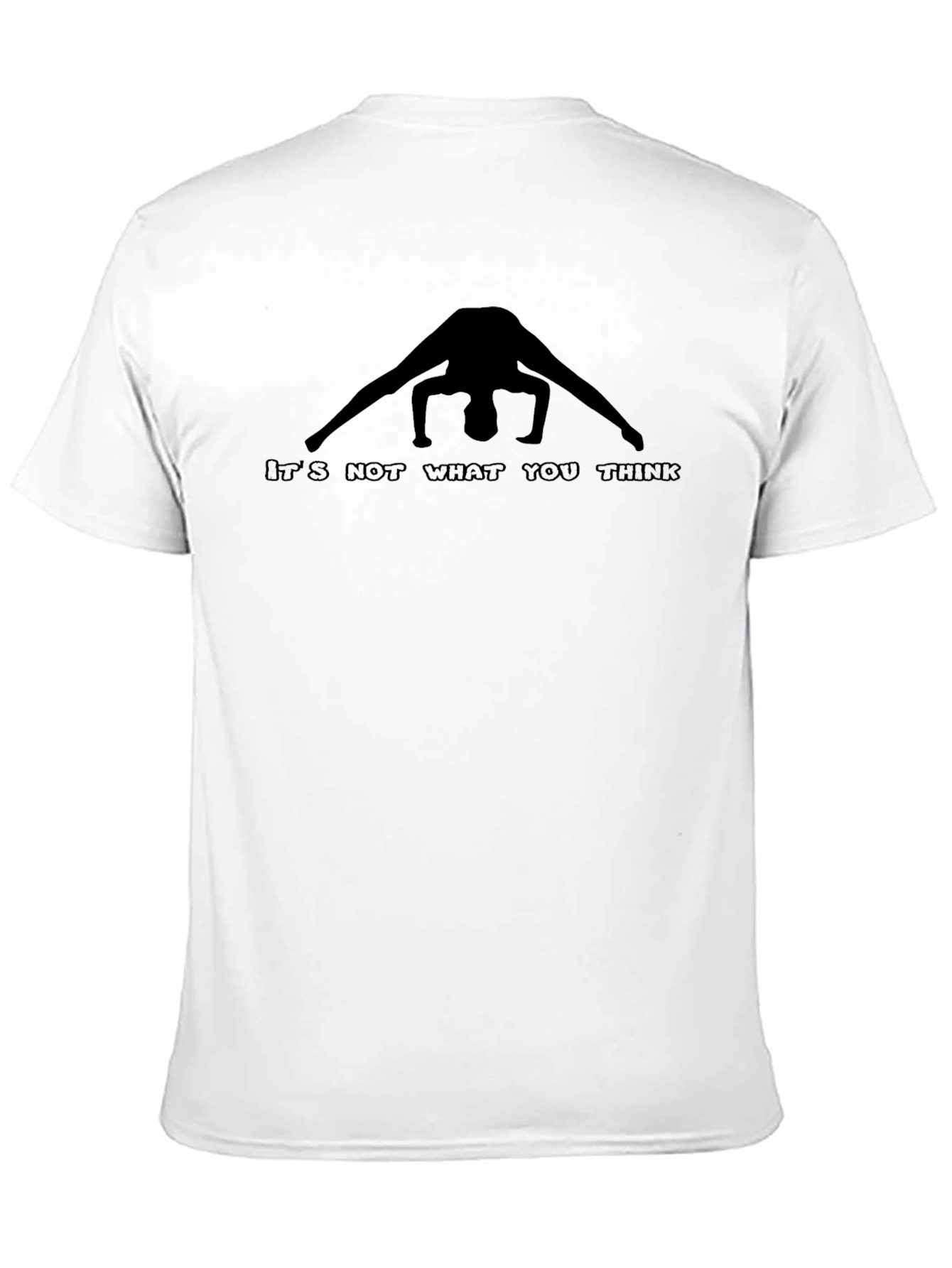 Black It's Not What You Think Black T-Shirt view 11