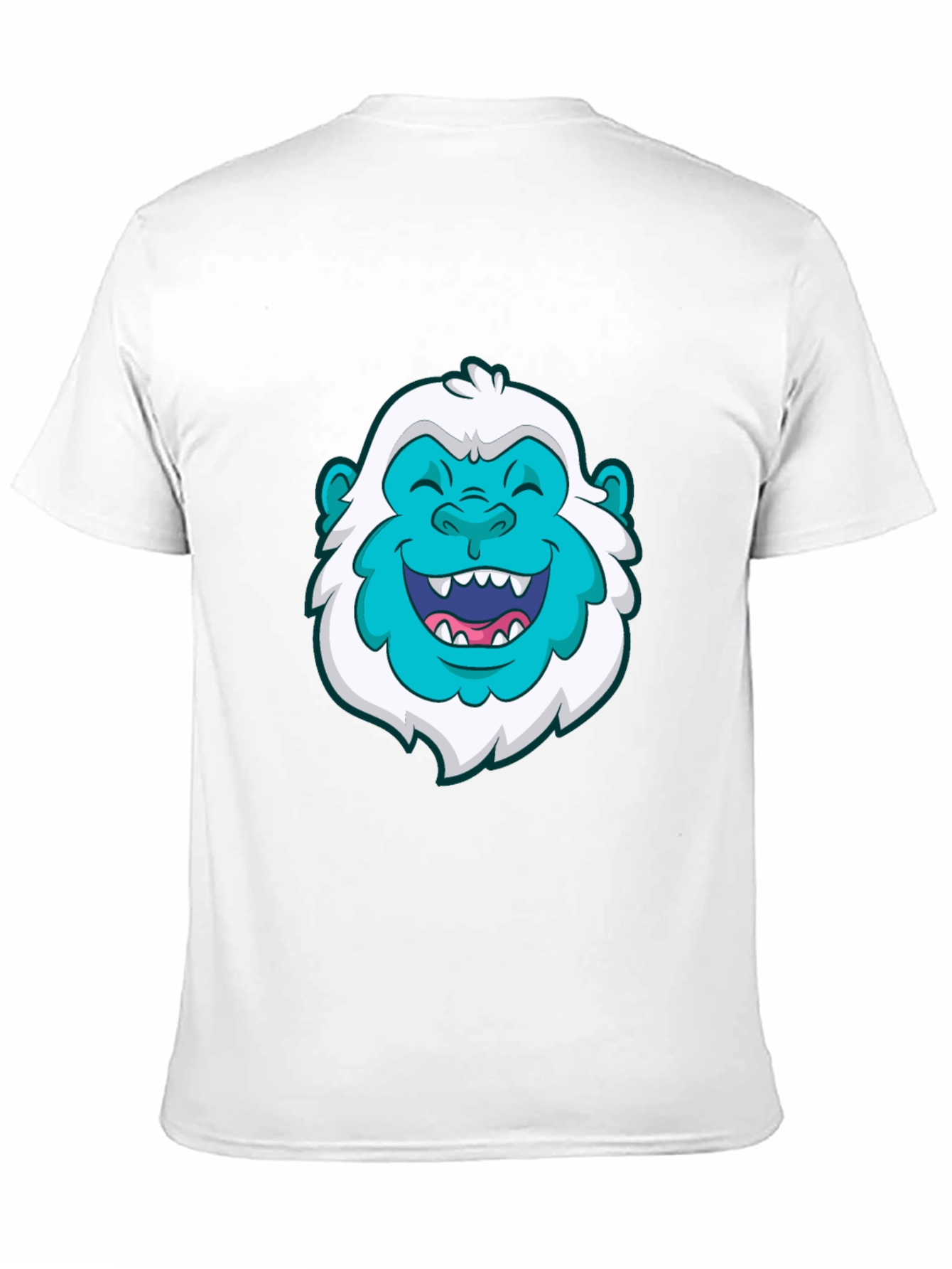 Black Fun Bigfoot Graphic Tee - Black Cotton T-Shirt view 11