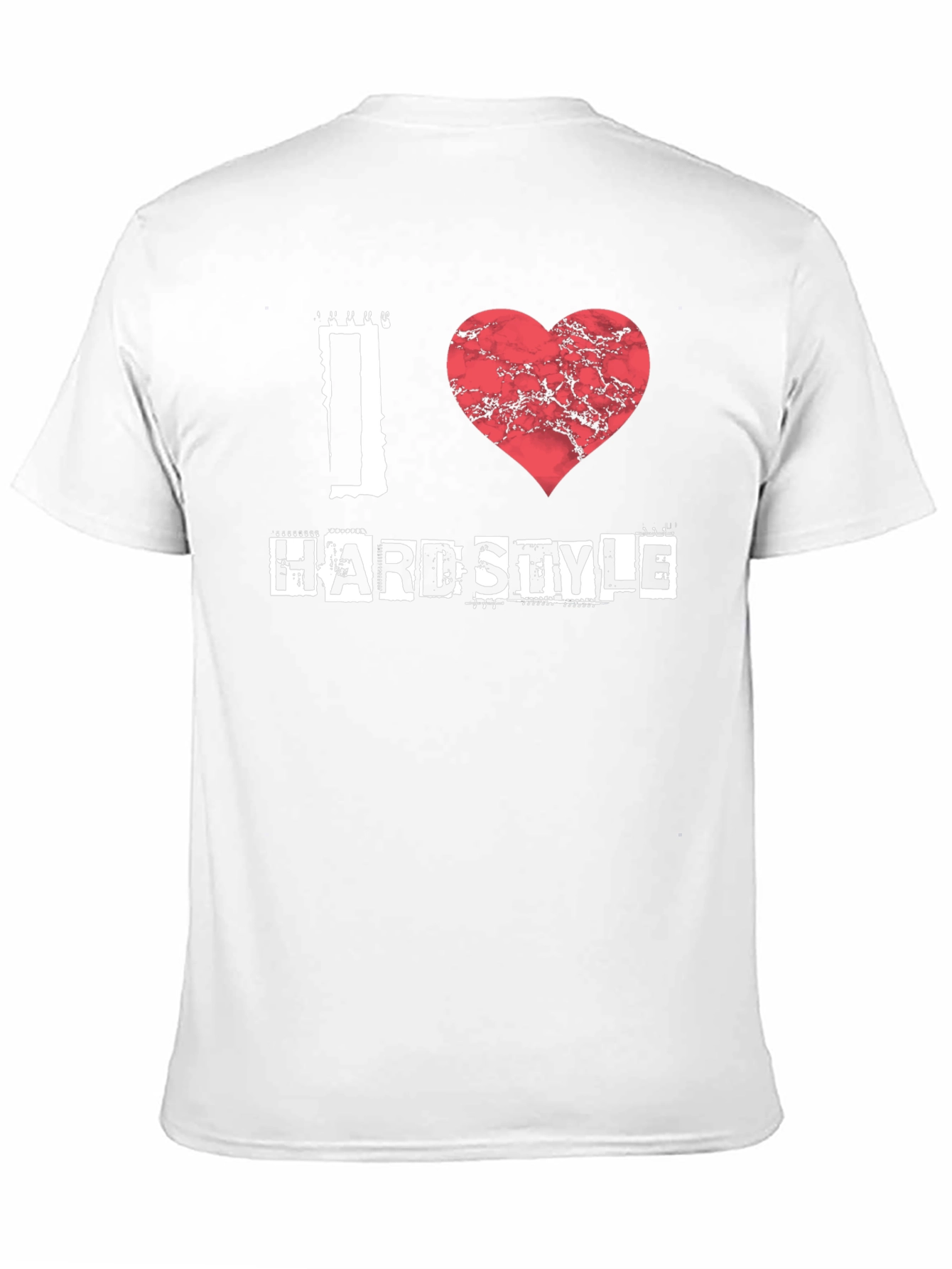 Black I Heart Hardstyle Black T-Shirt view 11