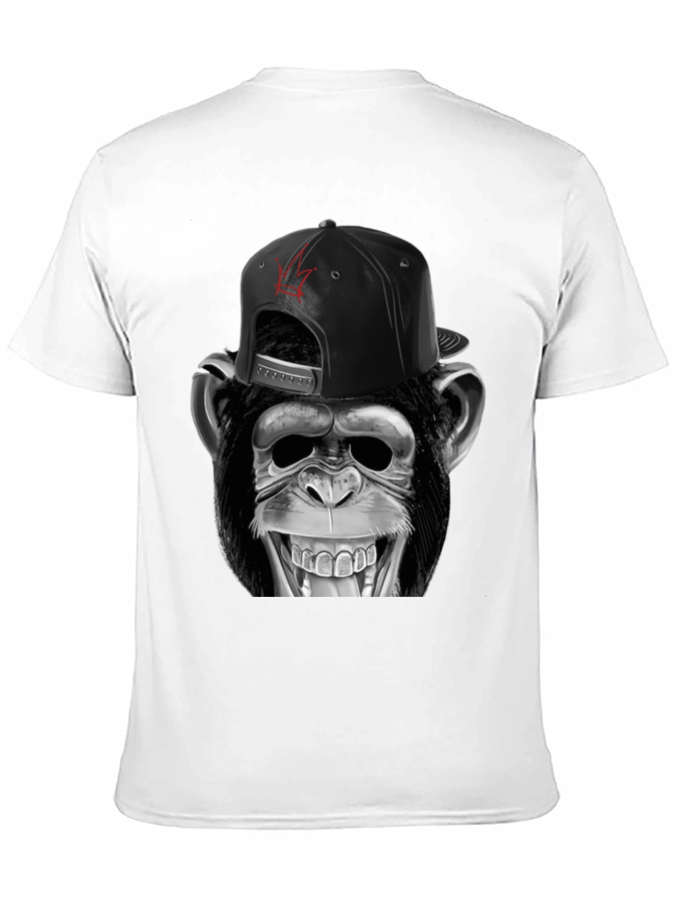 Black Monkey T-Shirt - Funny Animal Tee view 11