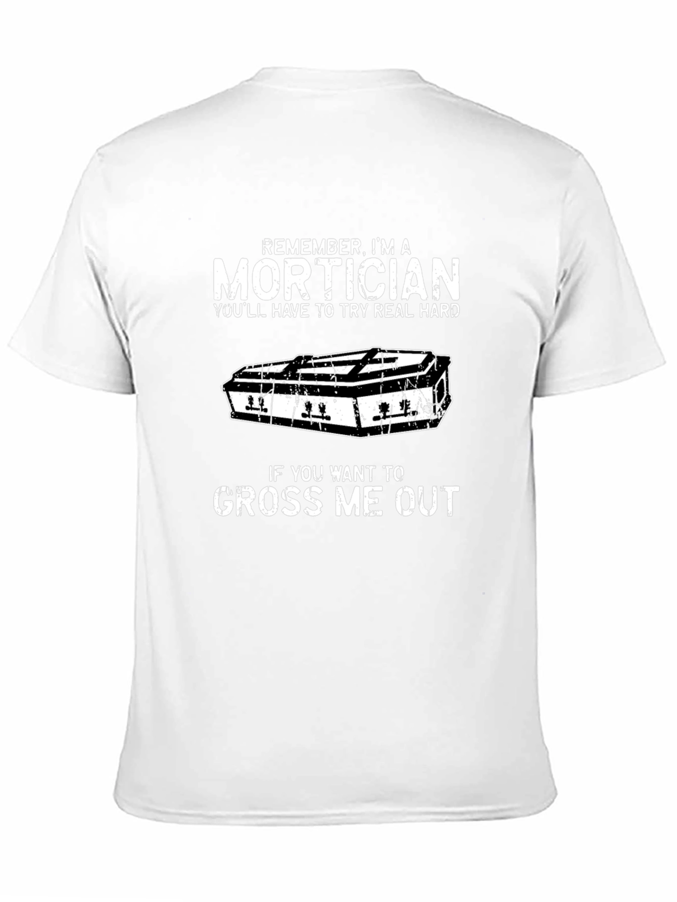 Black Mortician T-Shirt - Funny Funeral Humor view 11