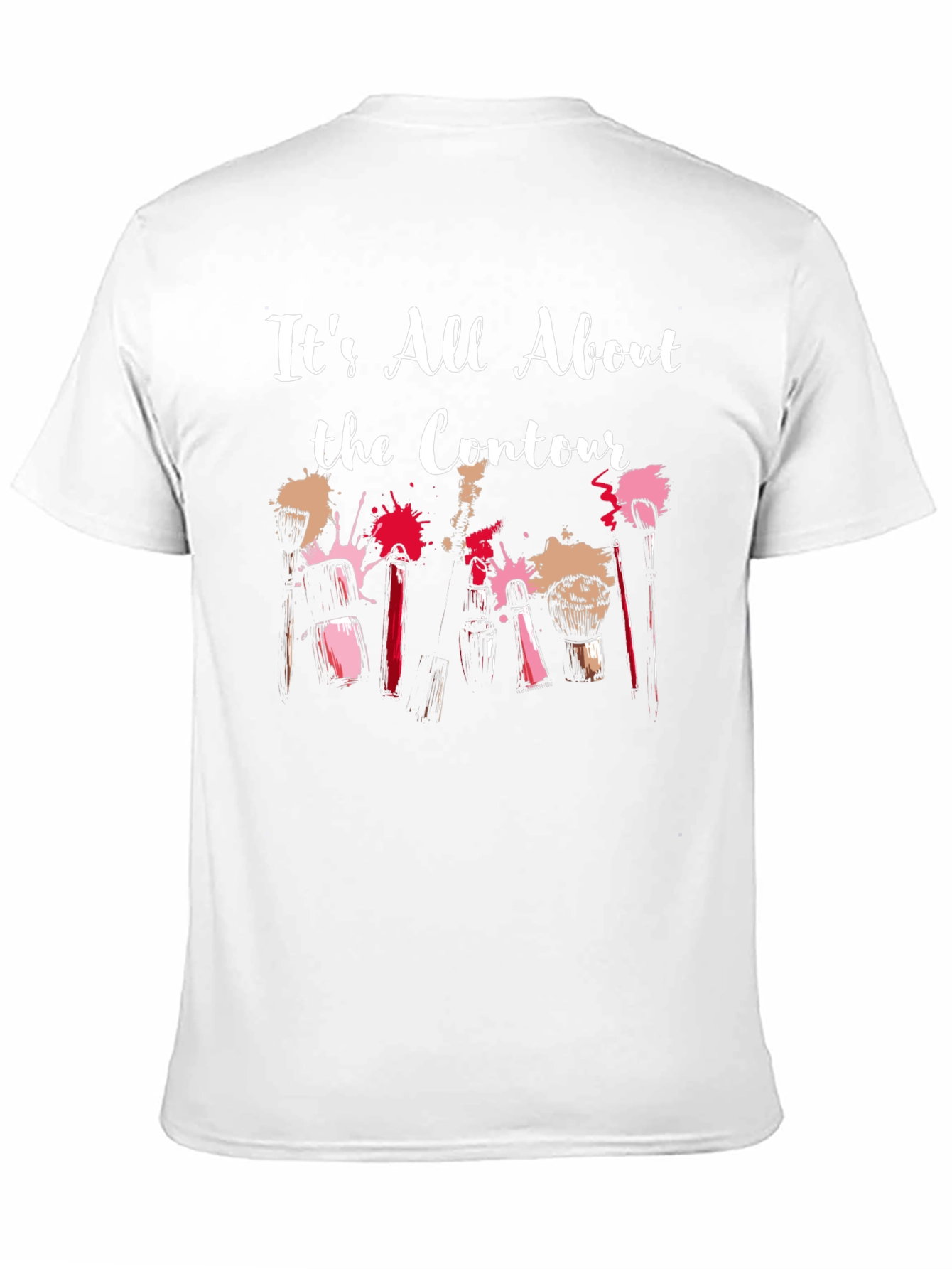 Black It's All About the Contour Makeup T-Shirt view 11