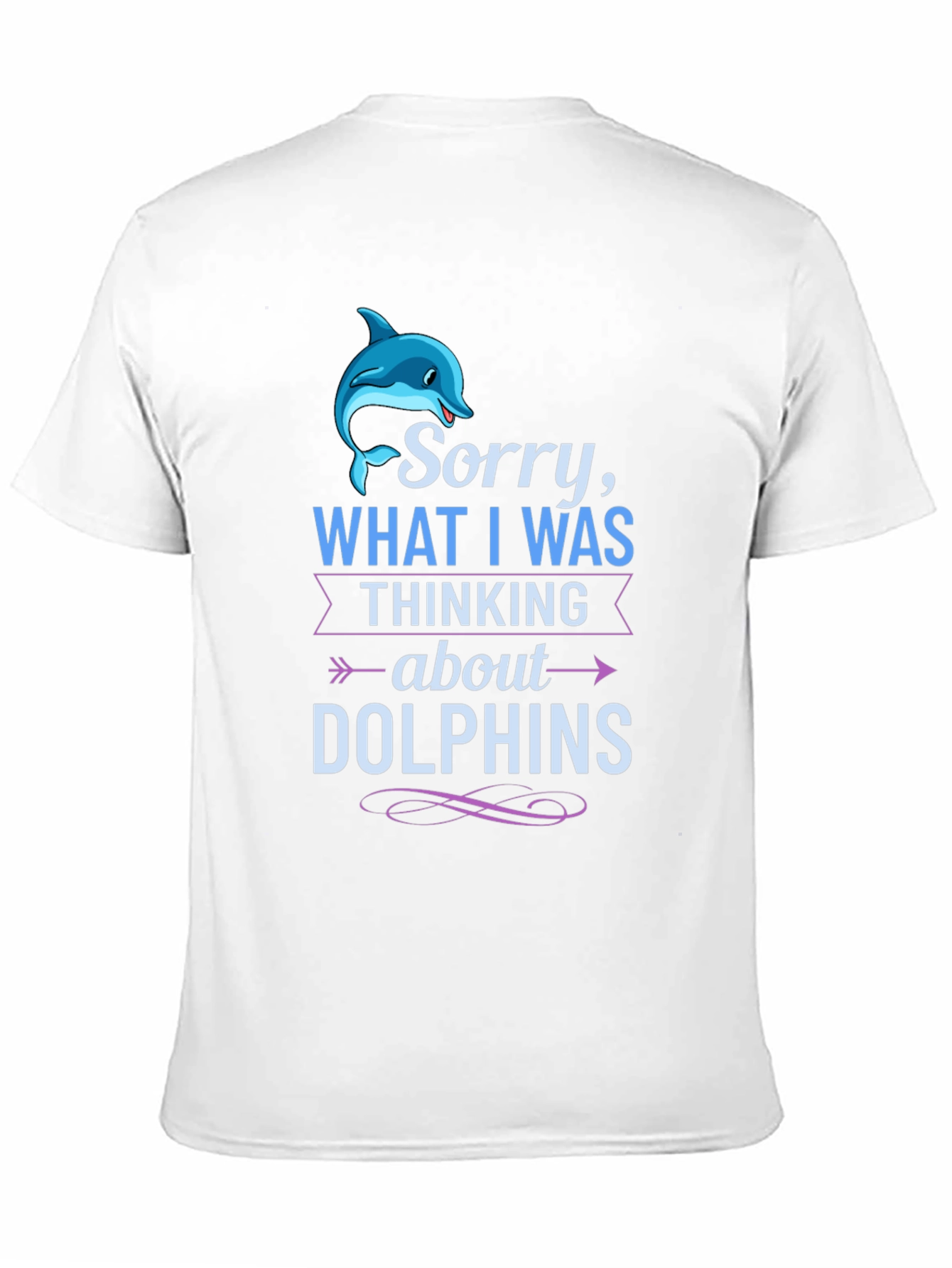 Black Dolphin Mind T-Shirt Funny Ocean Lover Tee view 11