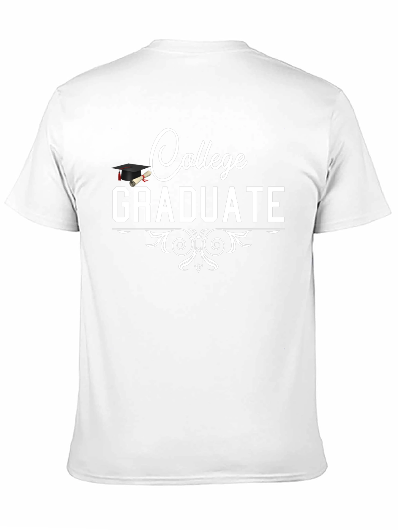 College Graduate Black T-Shirt - 11