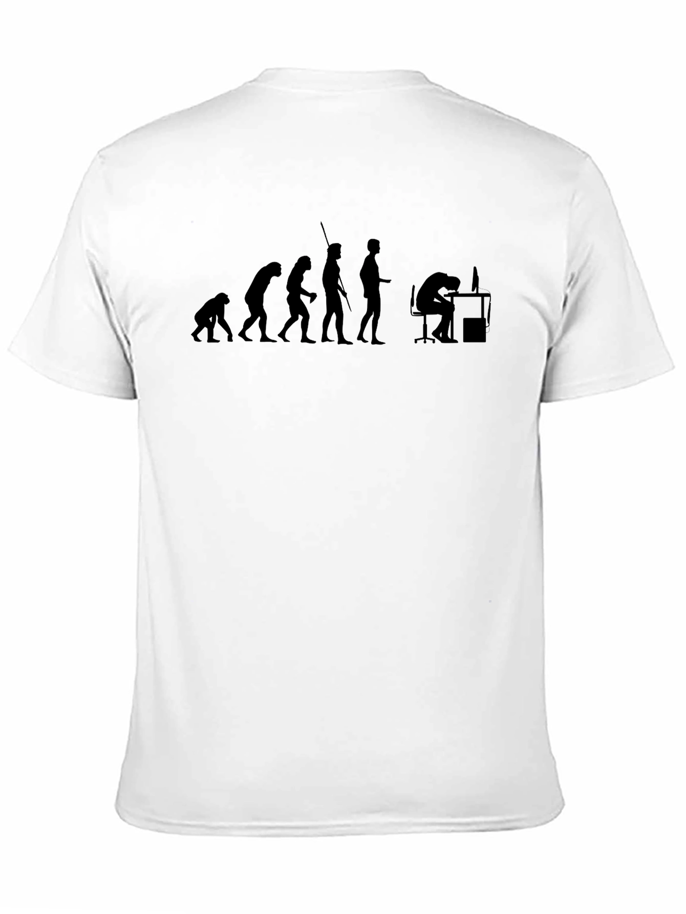 Black Evolution of a Sleeper T-Shirt view 11