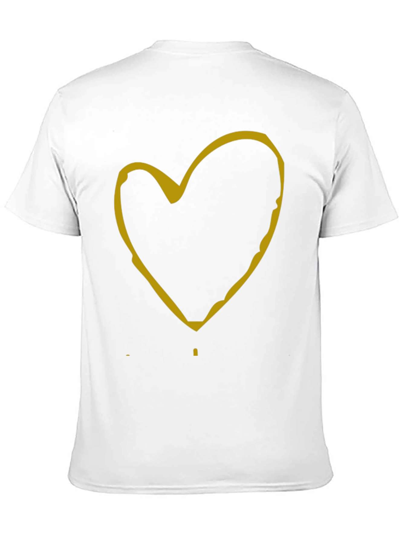 Black Heart Graphic Tee - Casual Black T-Shirt view 11