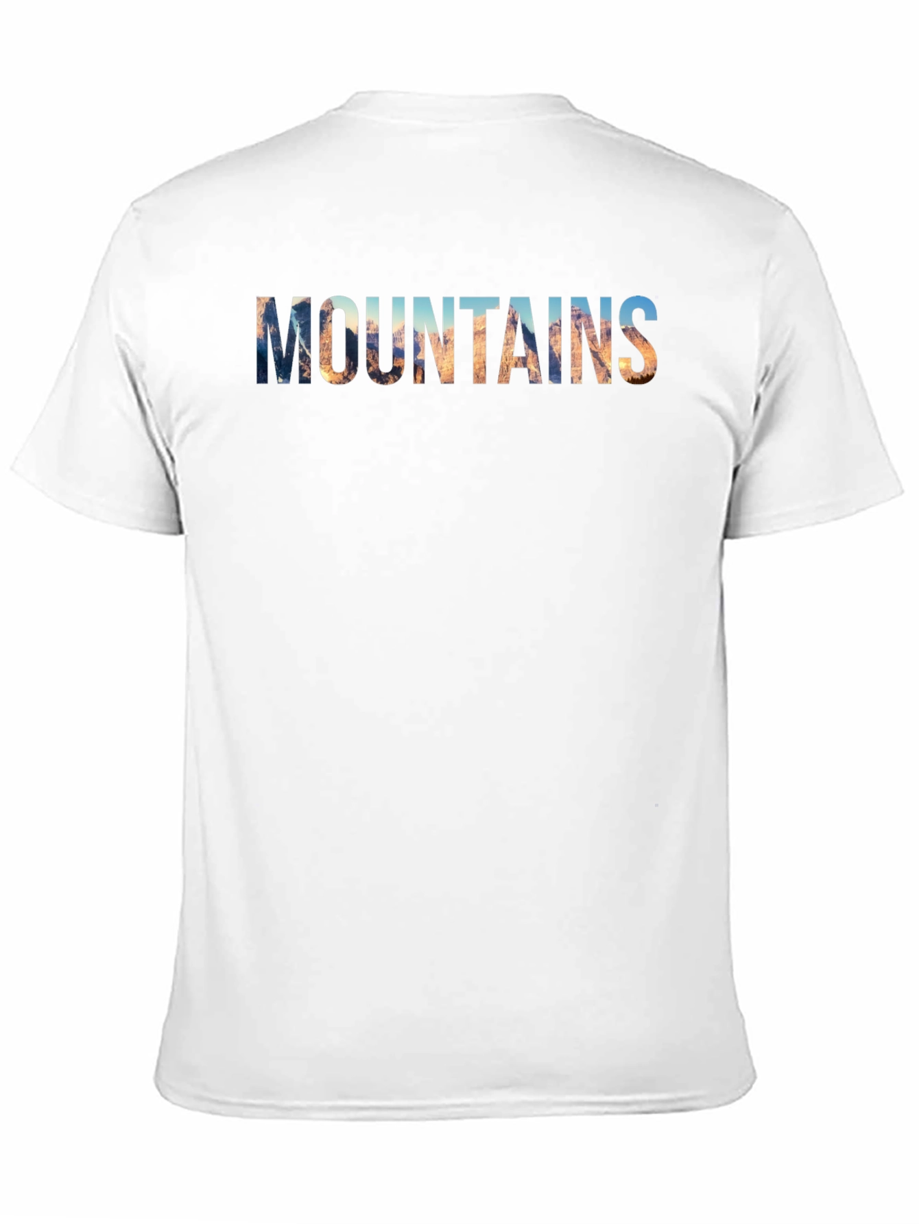 Black Mountains Graphic Print Men's T-Shirt view 11