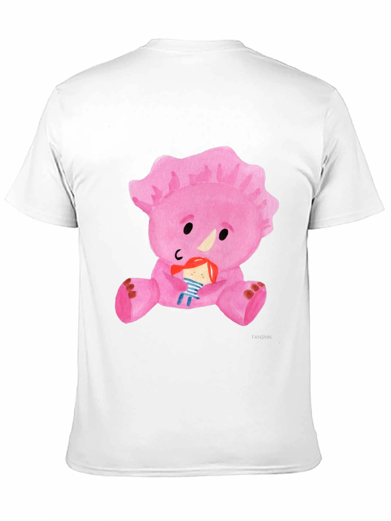 Black Pink Dinosaur T-Shirt view 11