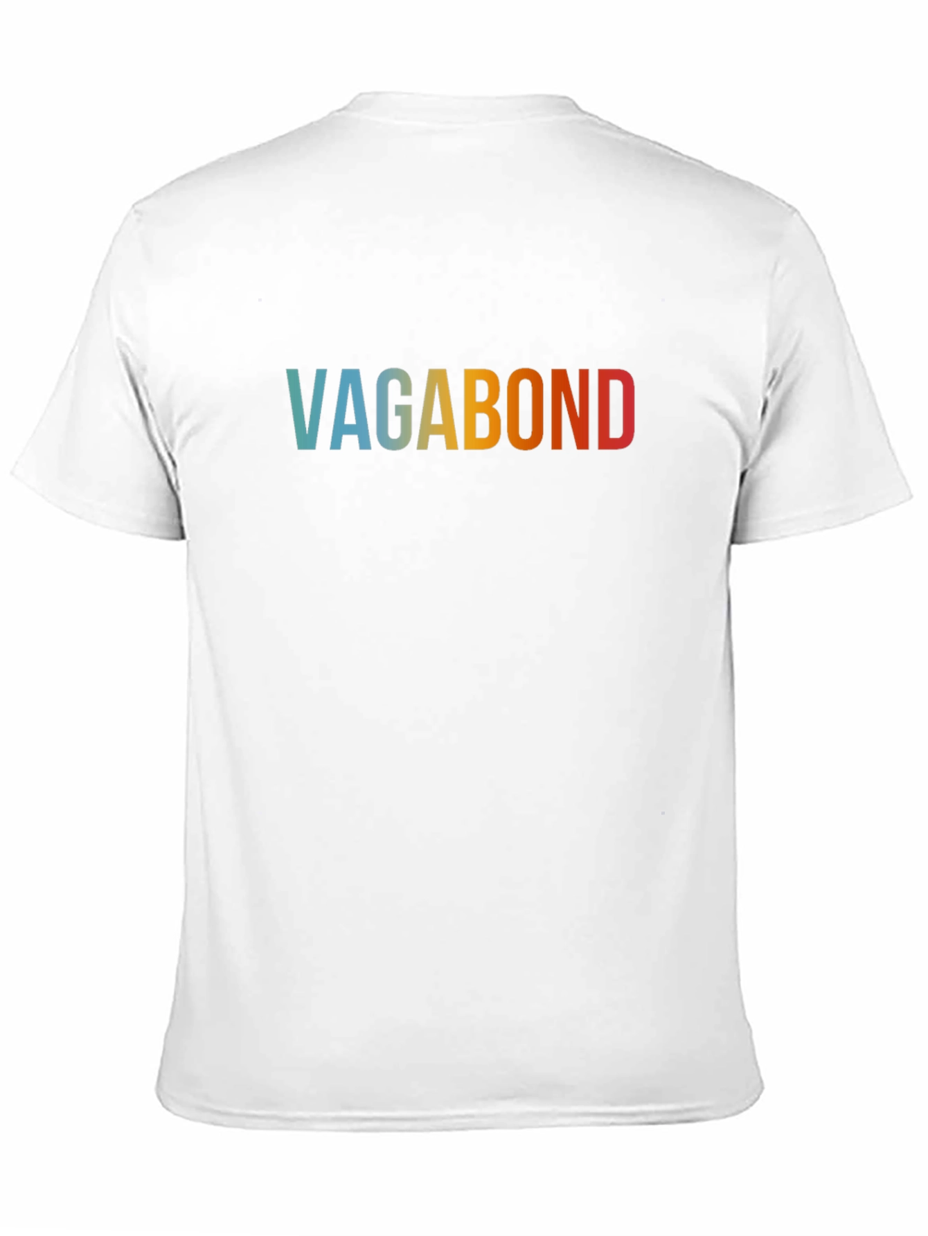 Black Vagabond Colorful Text Graphic Tee view 11