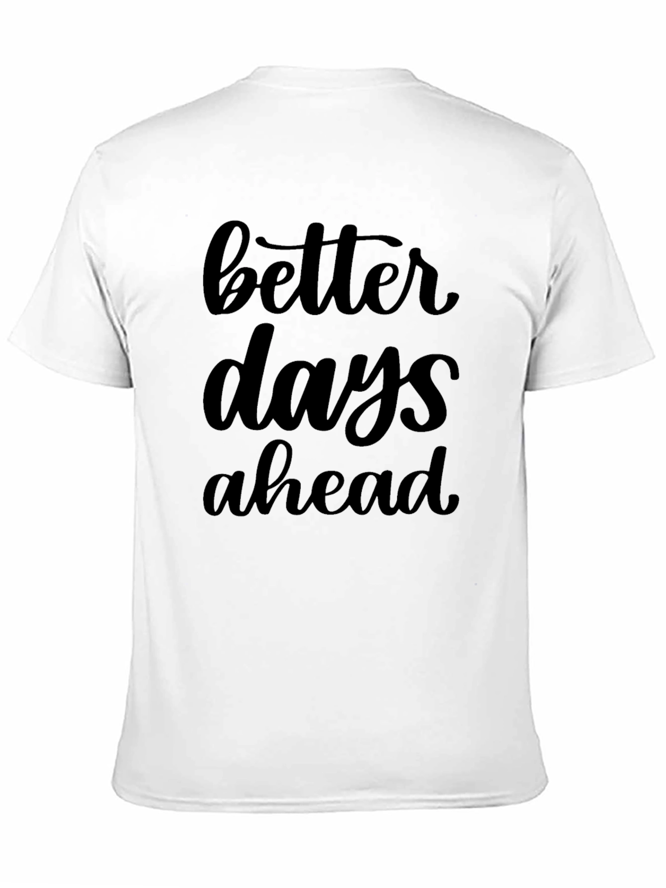 Black Better Days Ahead Graphic Tee - Black view 11