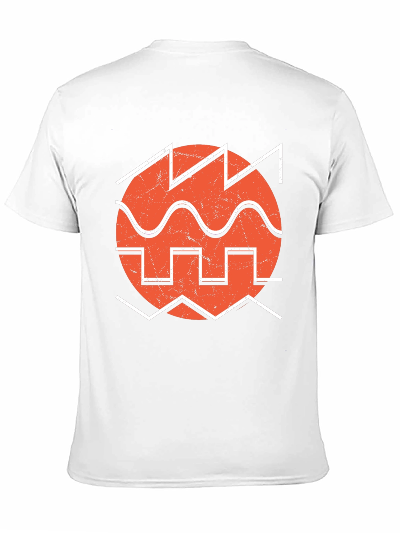 Black Retro Waveform Graphic Tee - Black view 11