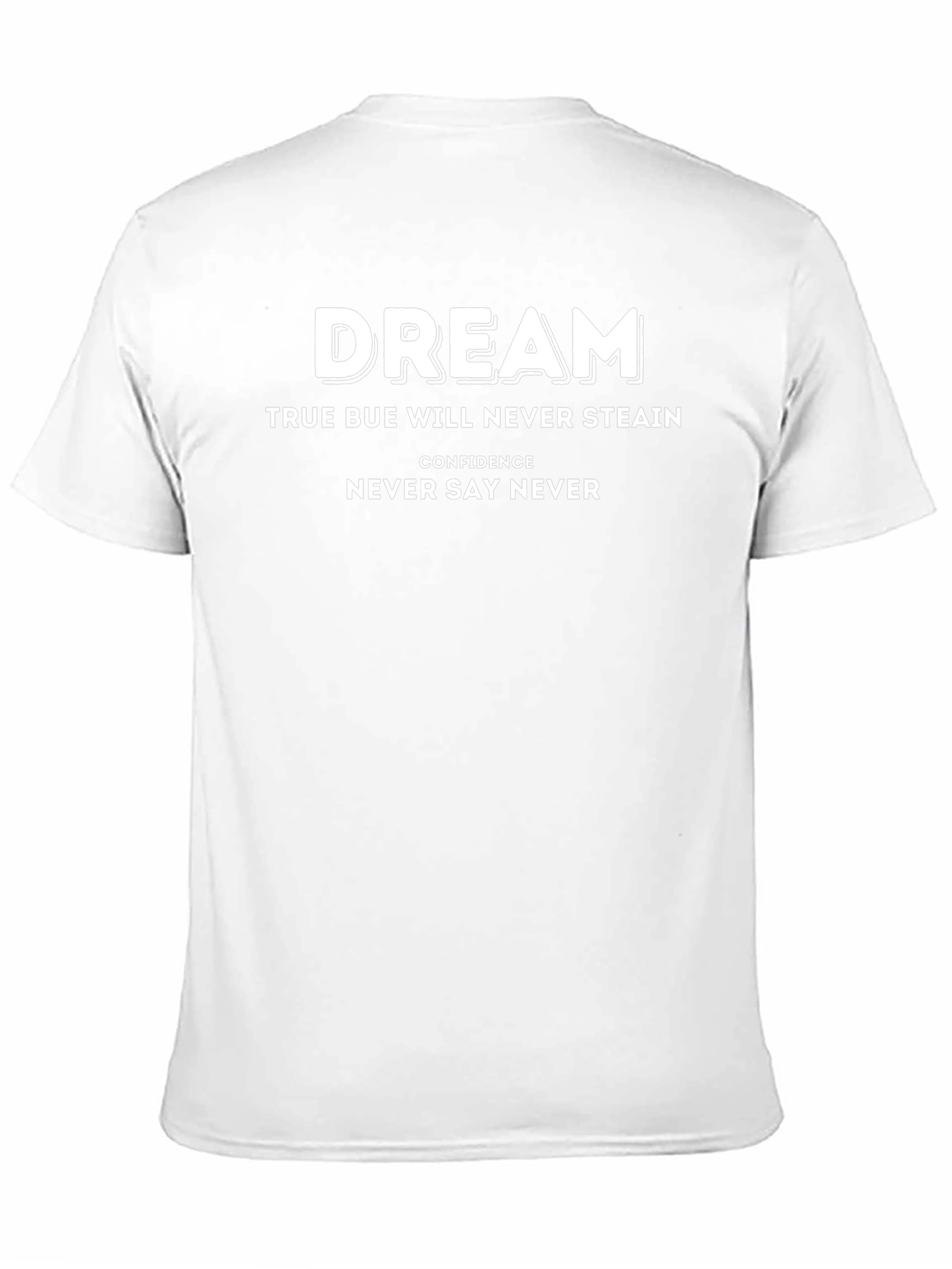 Black Dream True Bue Graphic Black T-Shirt view 11